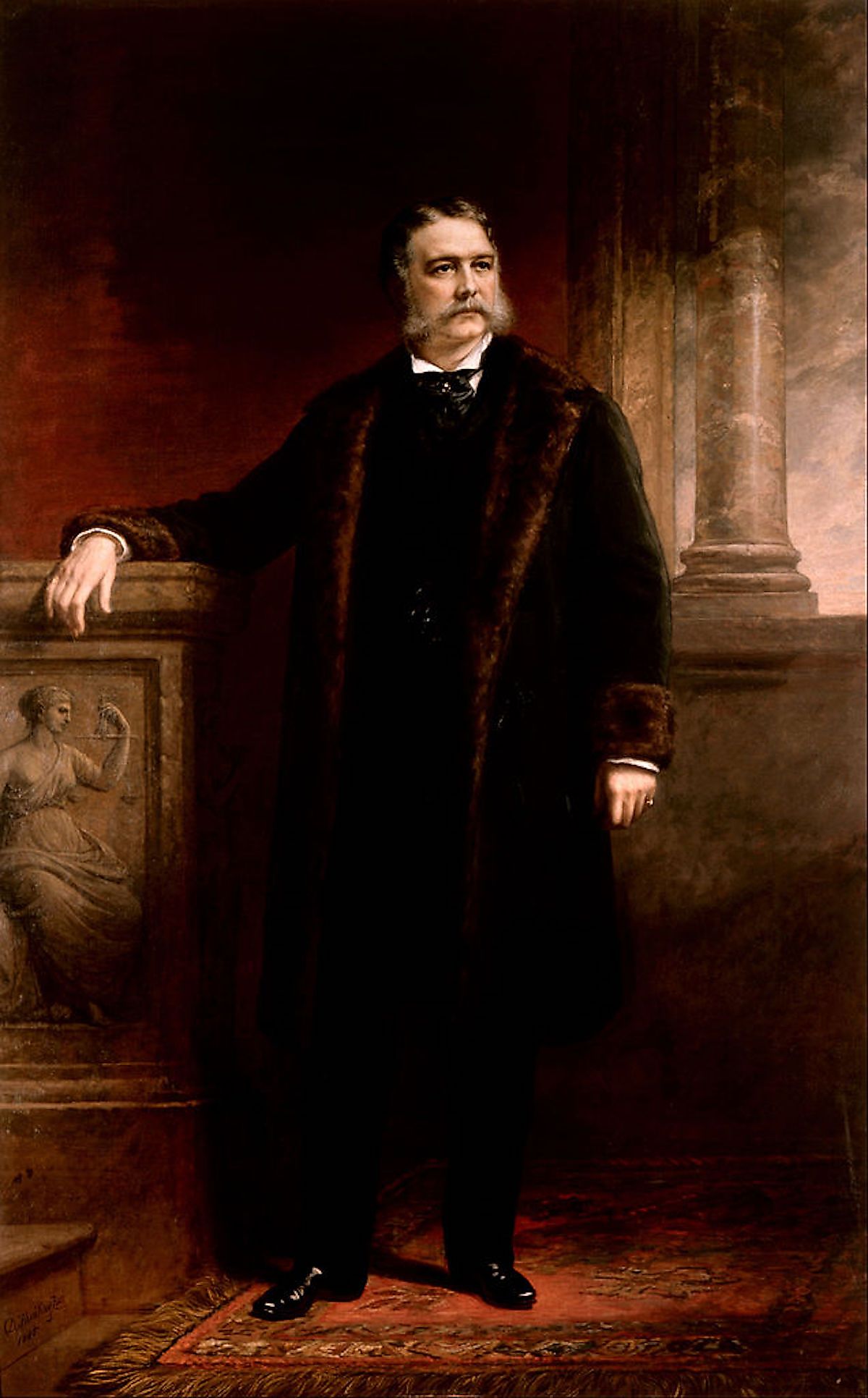 Official White House portrait of Chester A. Arthur (Daniel Huntington). Image credit: Daniel Huntington/Public domain