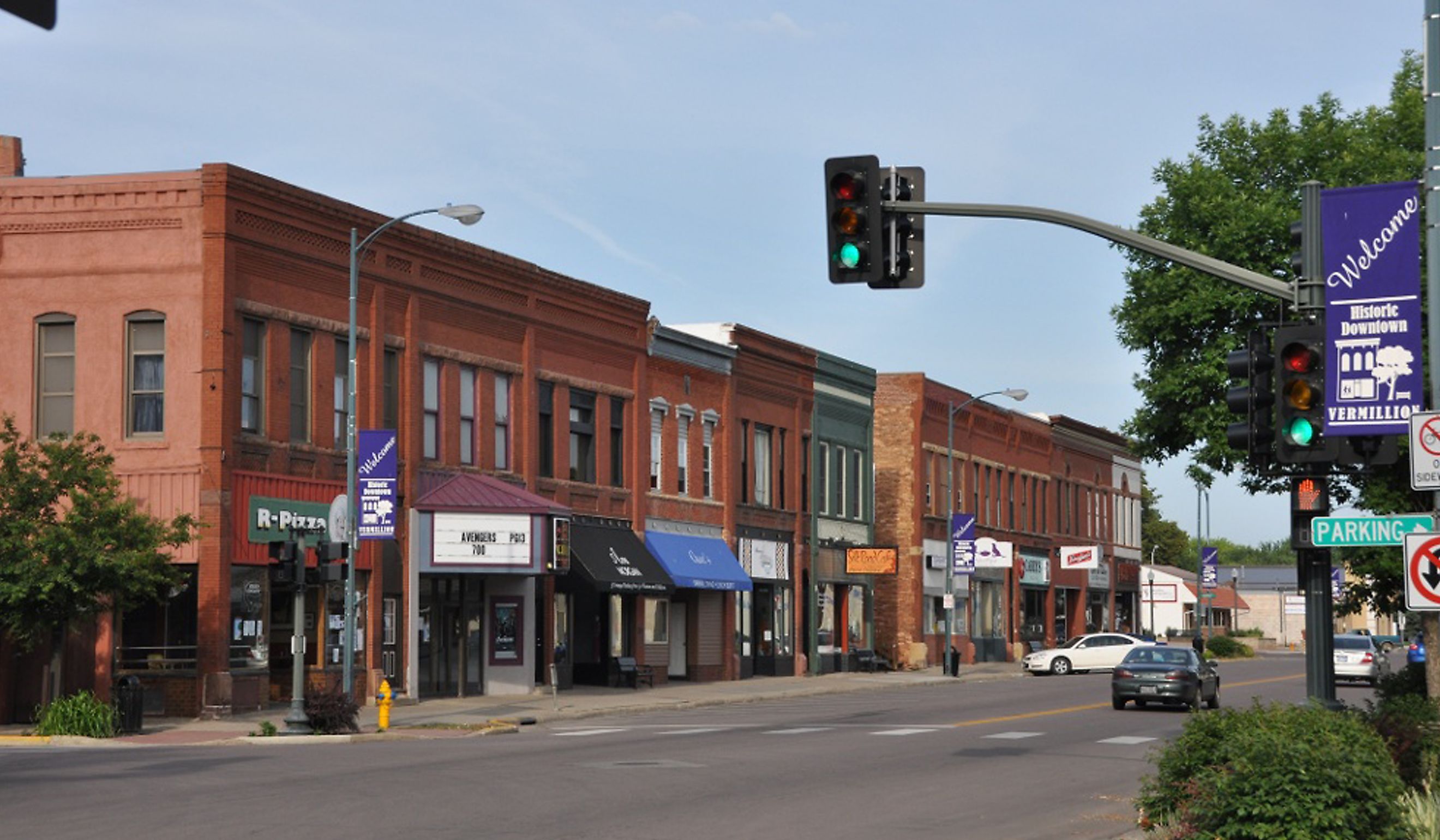 The Vermilion Historic District in Vermillion, South Dakota. Image credit: Magicpiano via Wikimedia Commons