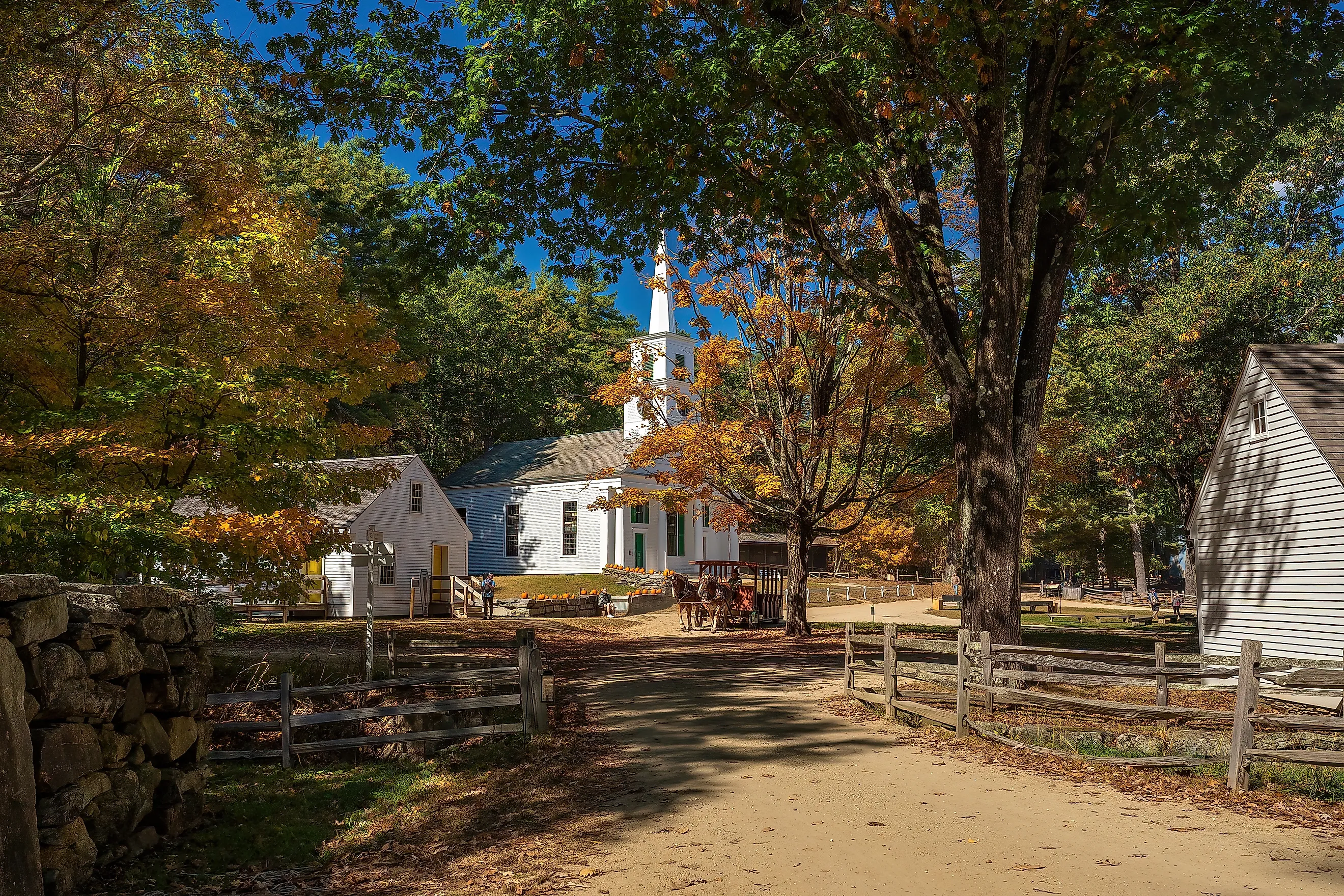 Chapel in Old Sturbridge Village, Massachusetts.