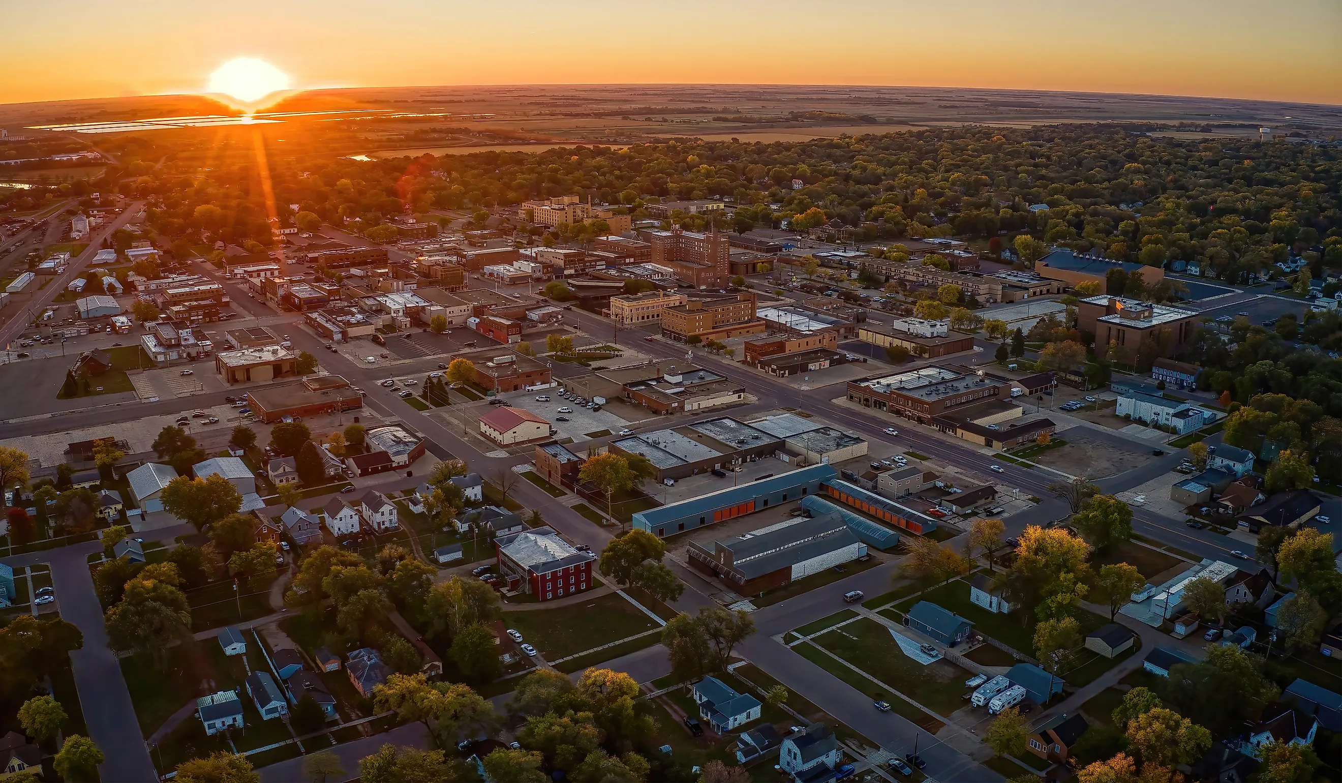 Morning in Huron, South Dakota.