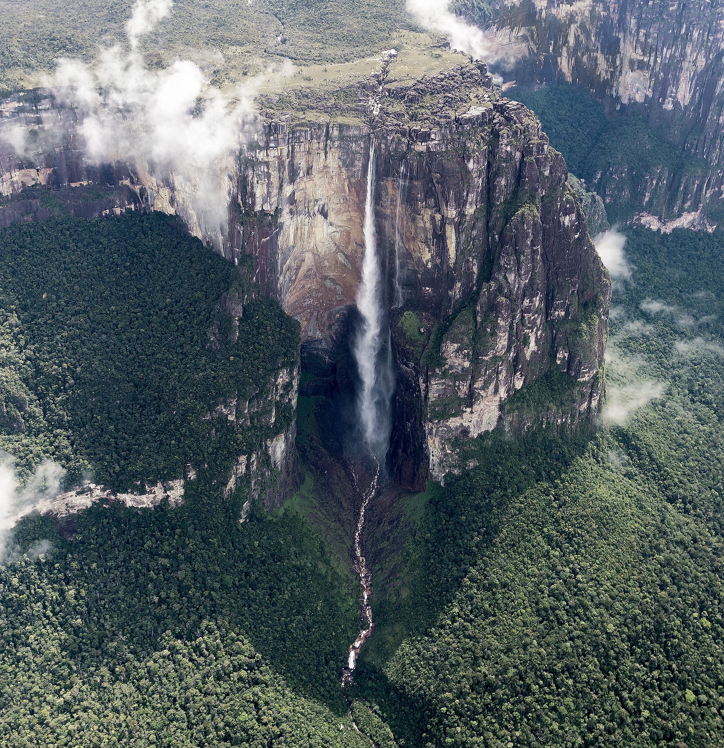 The world’s tallest waterfall is not the one that has the biggest annual flow of water.
