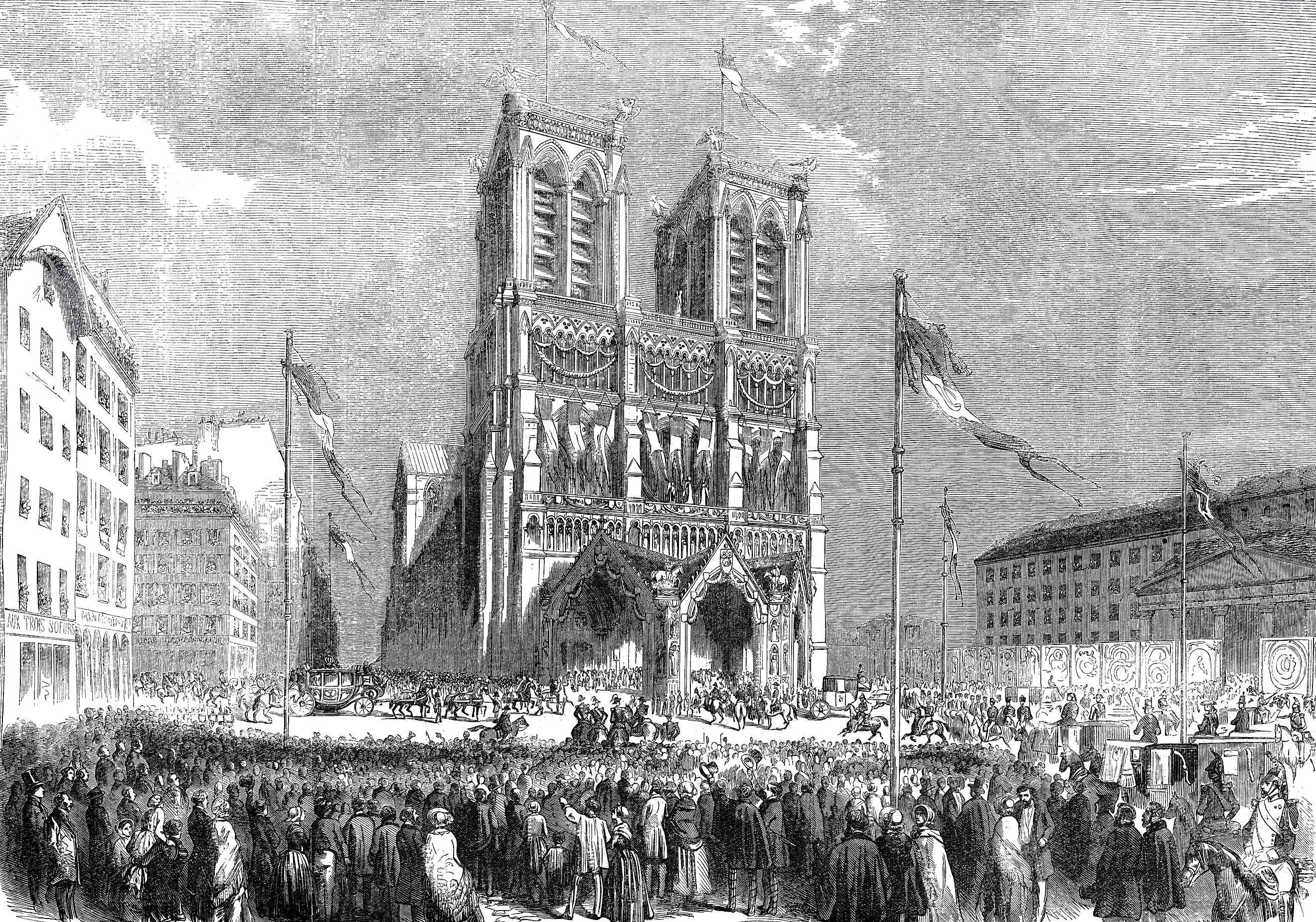 Notre Dame Cathedral in Paris, France