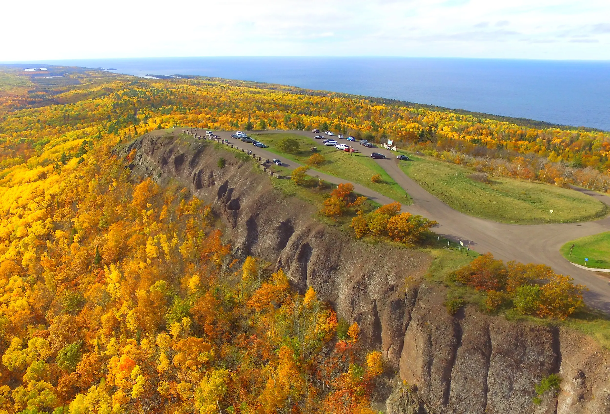 Brockway Mountain Drive, Copper Harbor, Michigan.