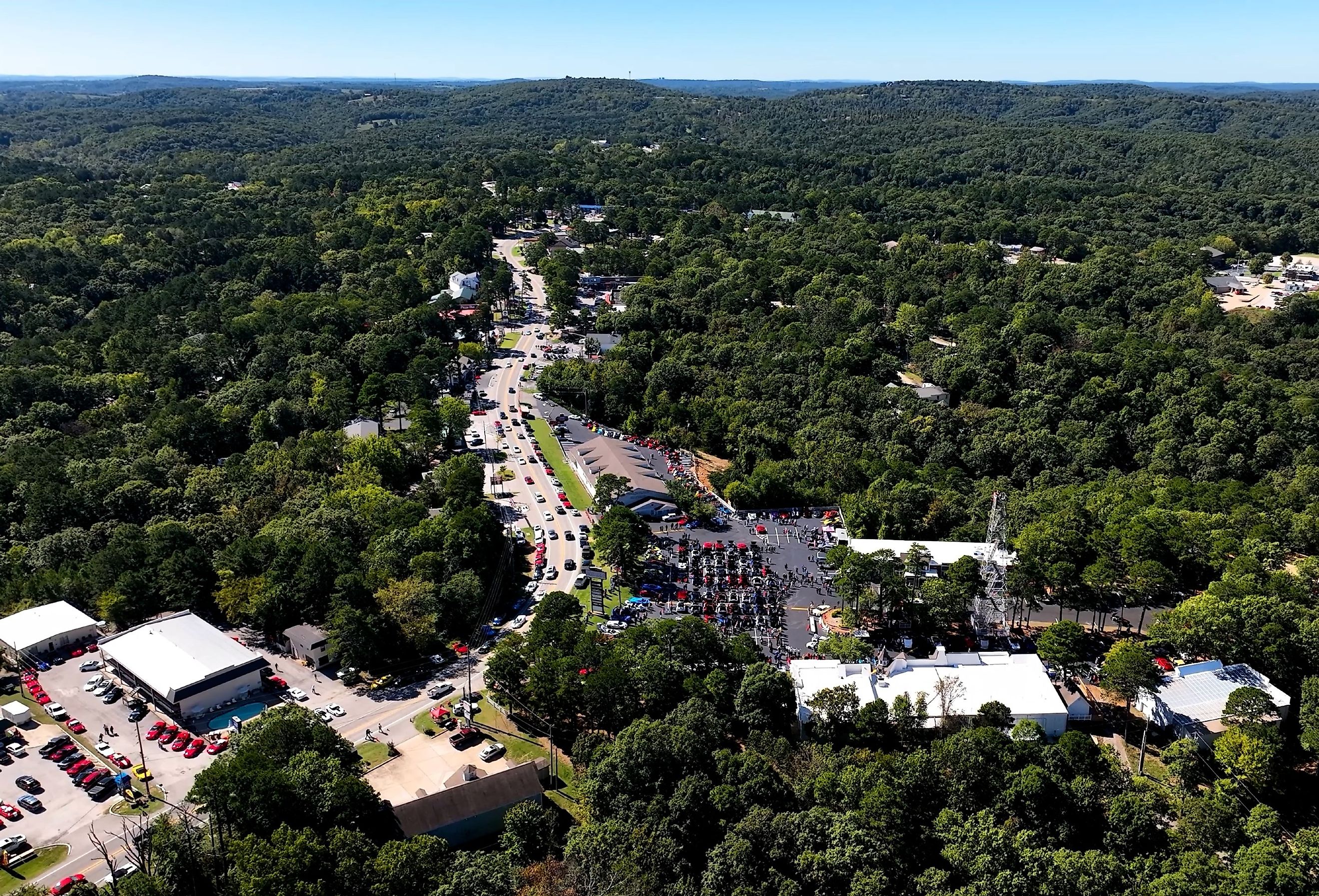 Overlooking Eureka Springs, Arkansas.