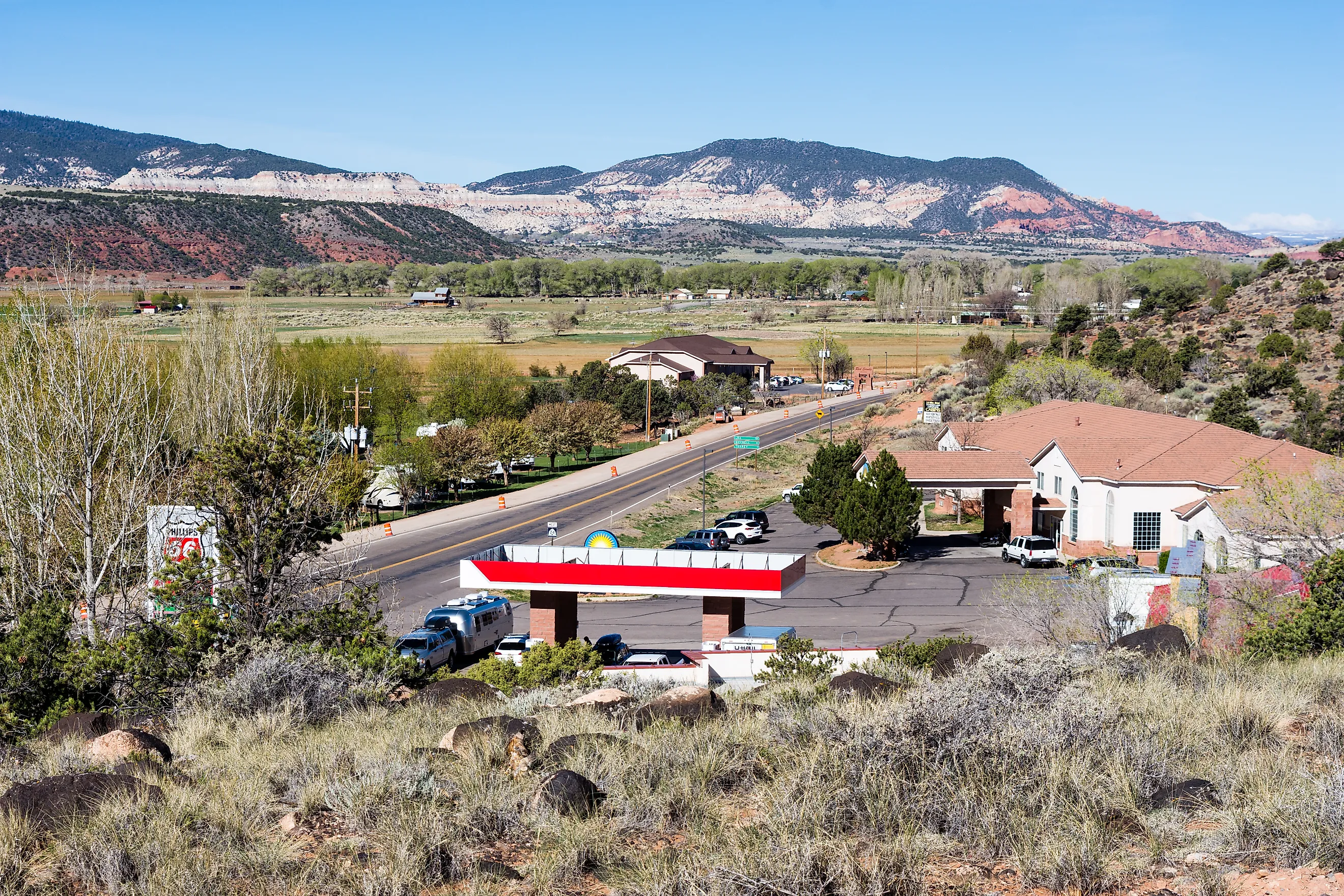  Early morning in Torrey, the gateway to Capitol Reef National Park.