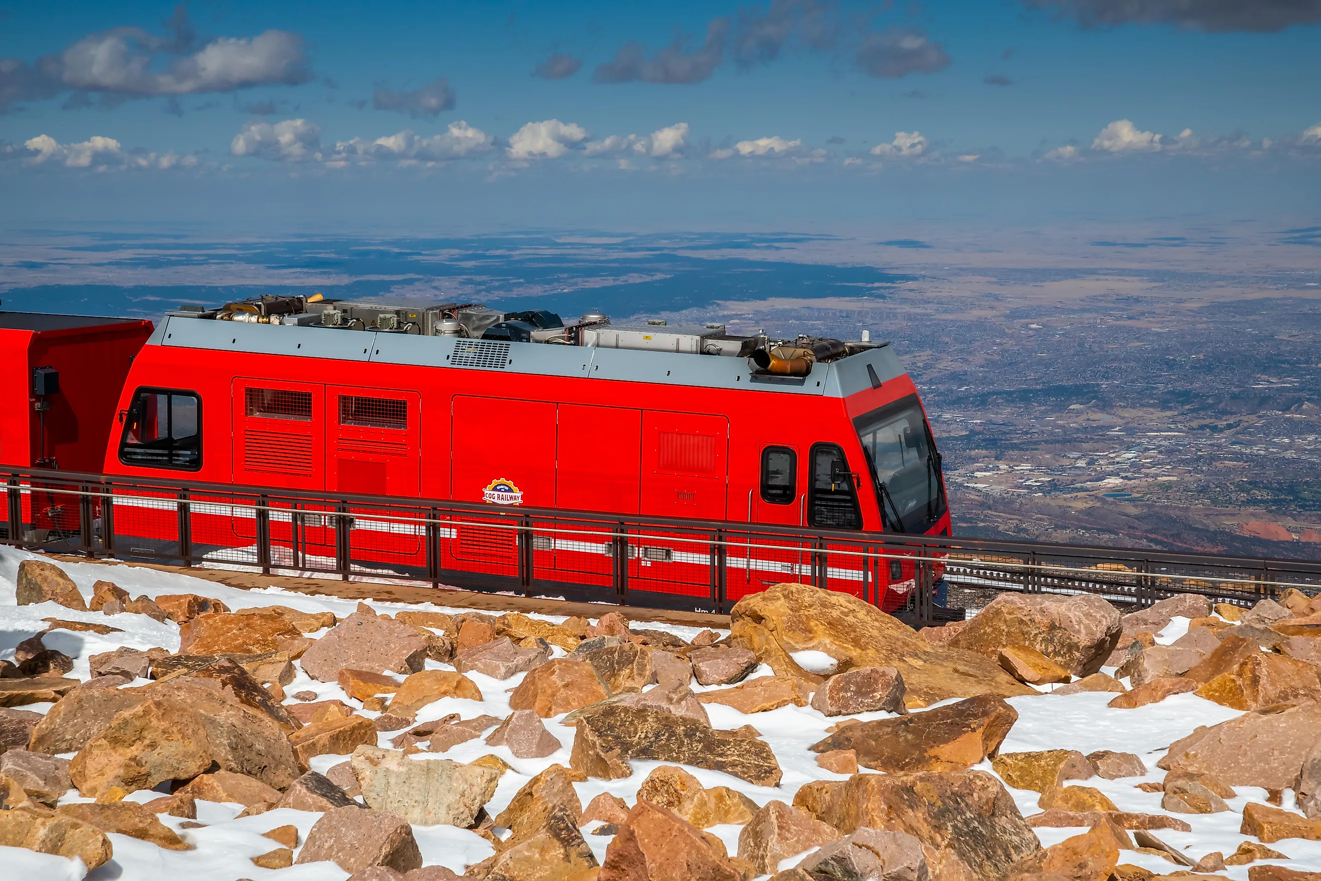 The Broadmoor Manitou and Pikes Peak Cog Railway in Colorado Springs, CO. 