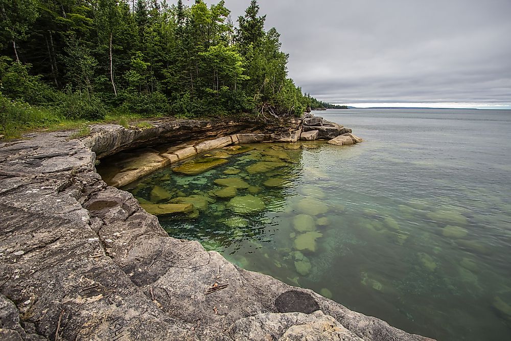 The Great Lakes are a example of glacial lakes.