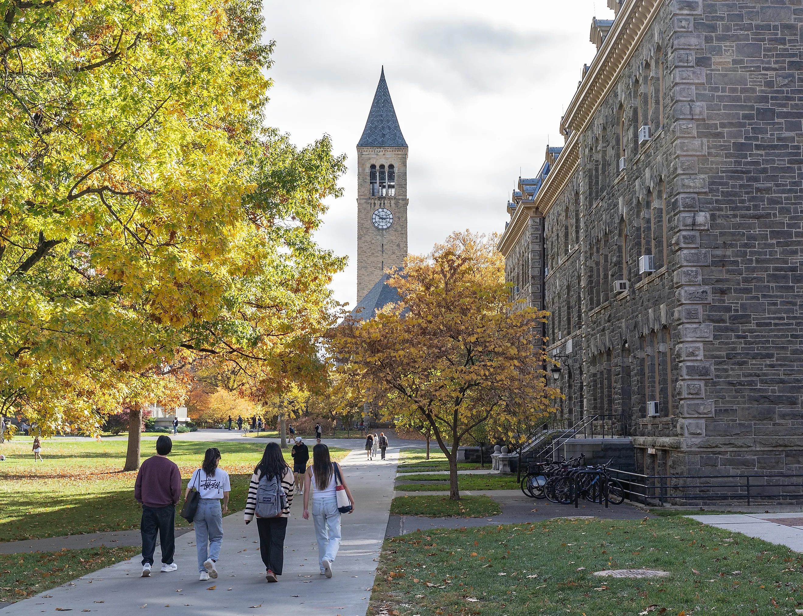 The McGraw Clock Tower at Cornell University in Ithaca, New York.