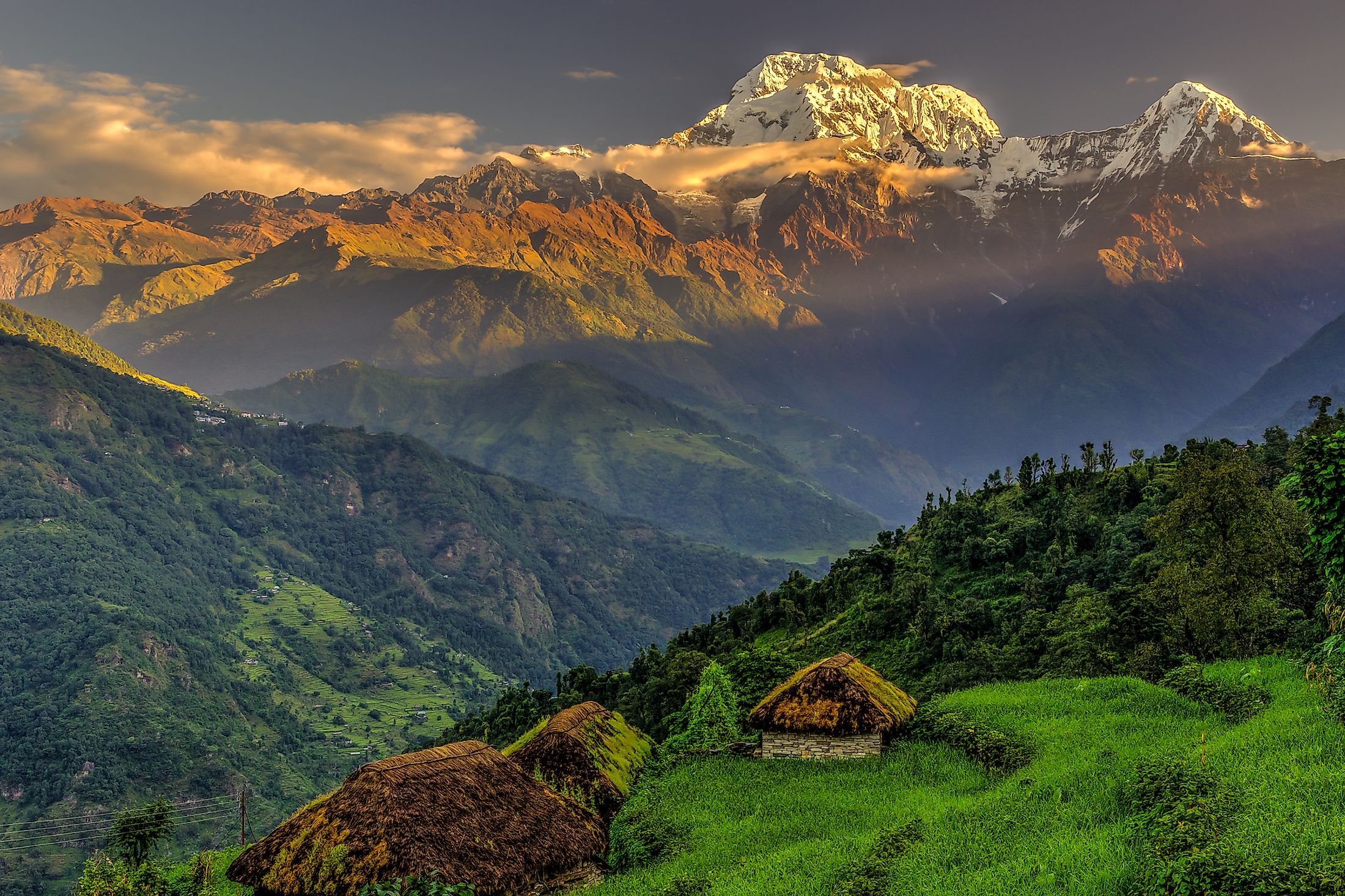 Himalayas in Nepal.