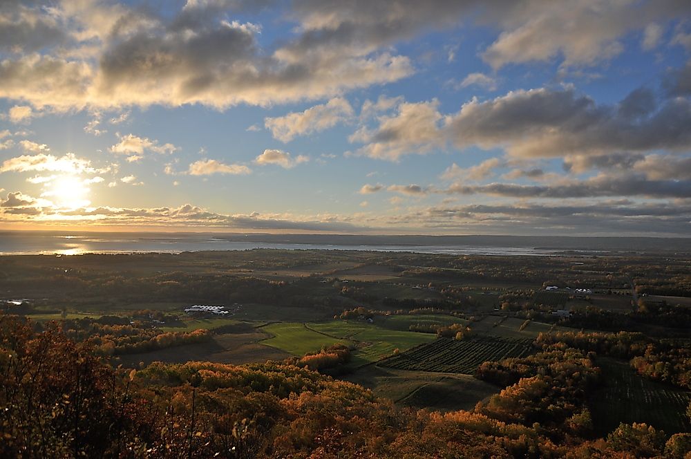 The morning sunrise in the beautiful Annapolis Valley.