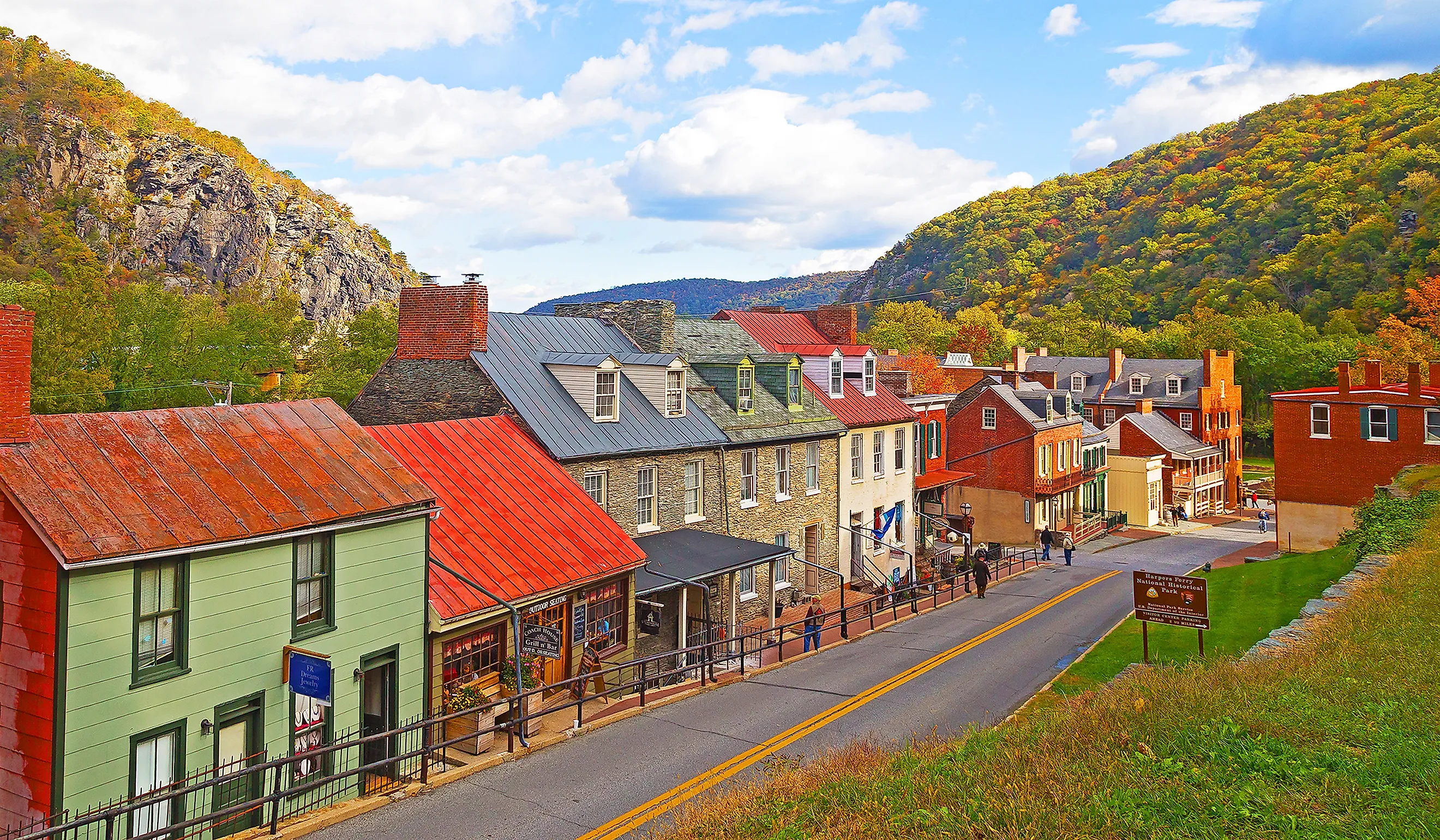 Harpers Ferry in the fall.