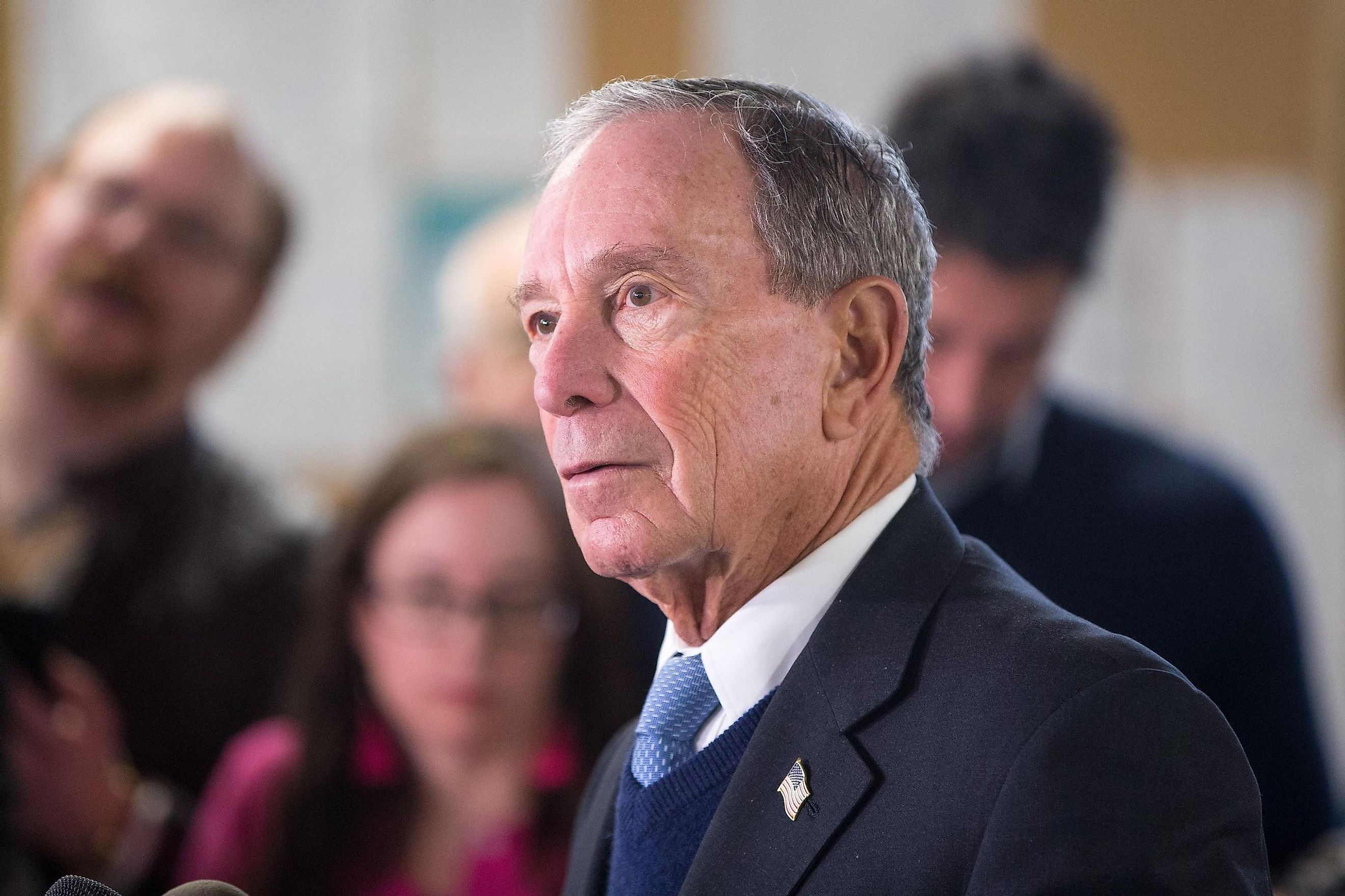 Michael Bloomberg earned much of his fortune through his compnay Bloomberg LP. Image credit: forward.com