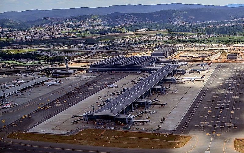 Guarulhos International Airport, Brazil's busiest airport.