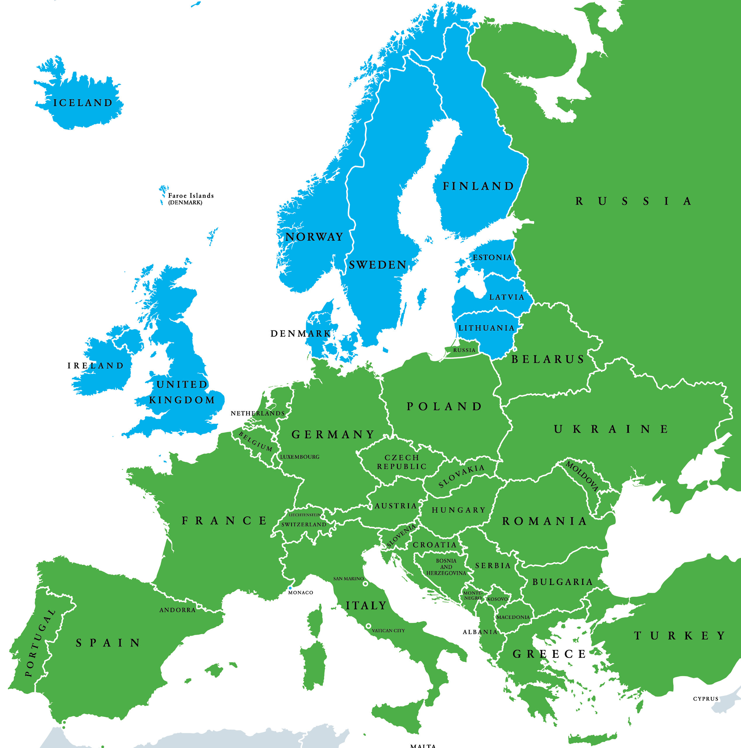 The Countries Of Northern Europe - WorldAtlas