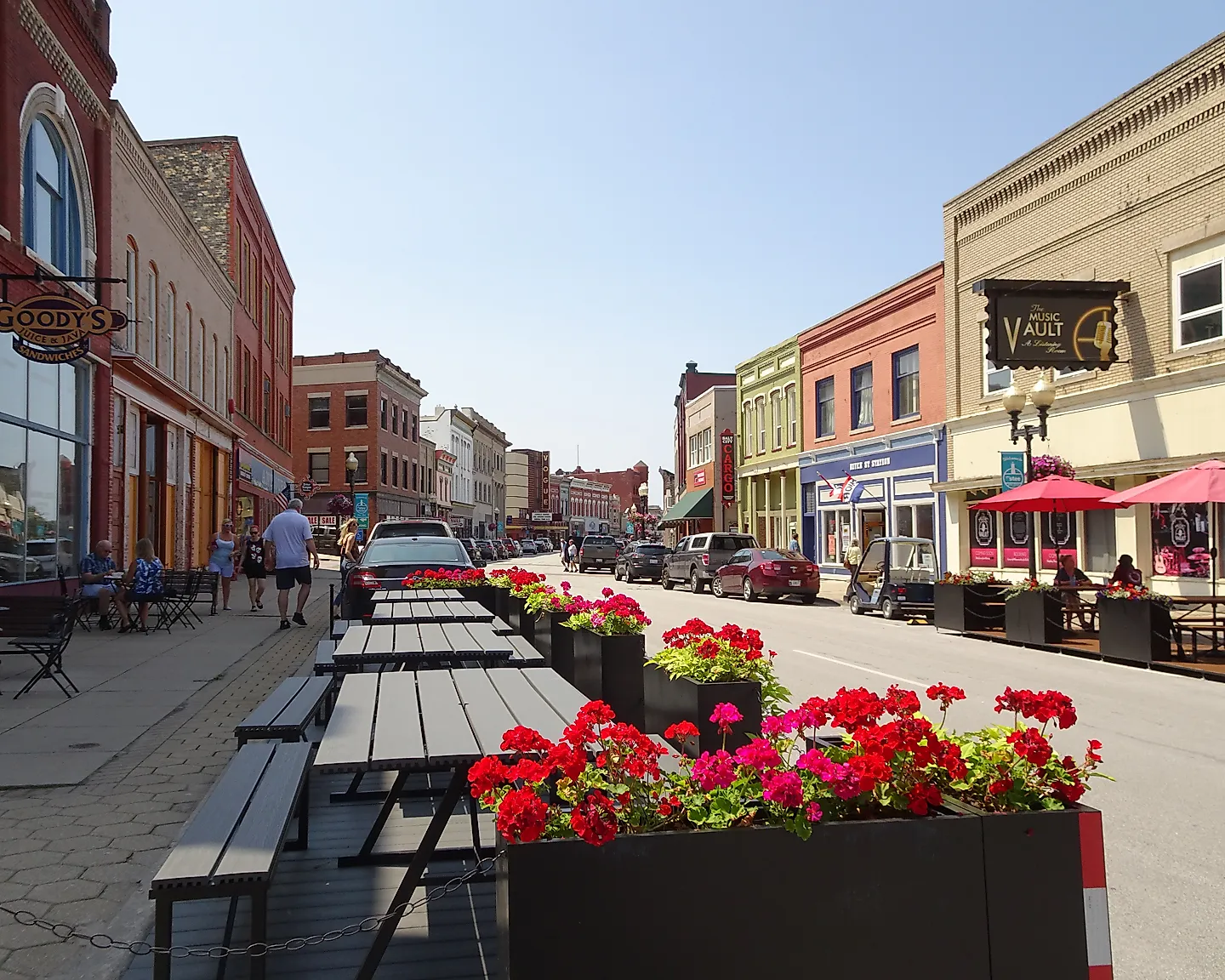 Manistee, Michigan, on Lake Michigan, via Maia C / Flickr.com
