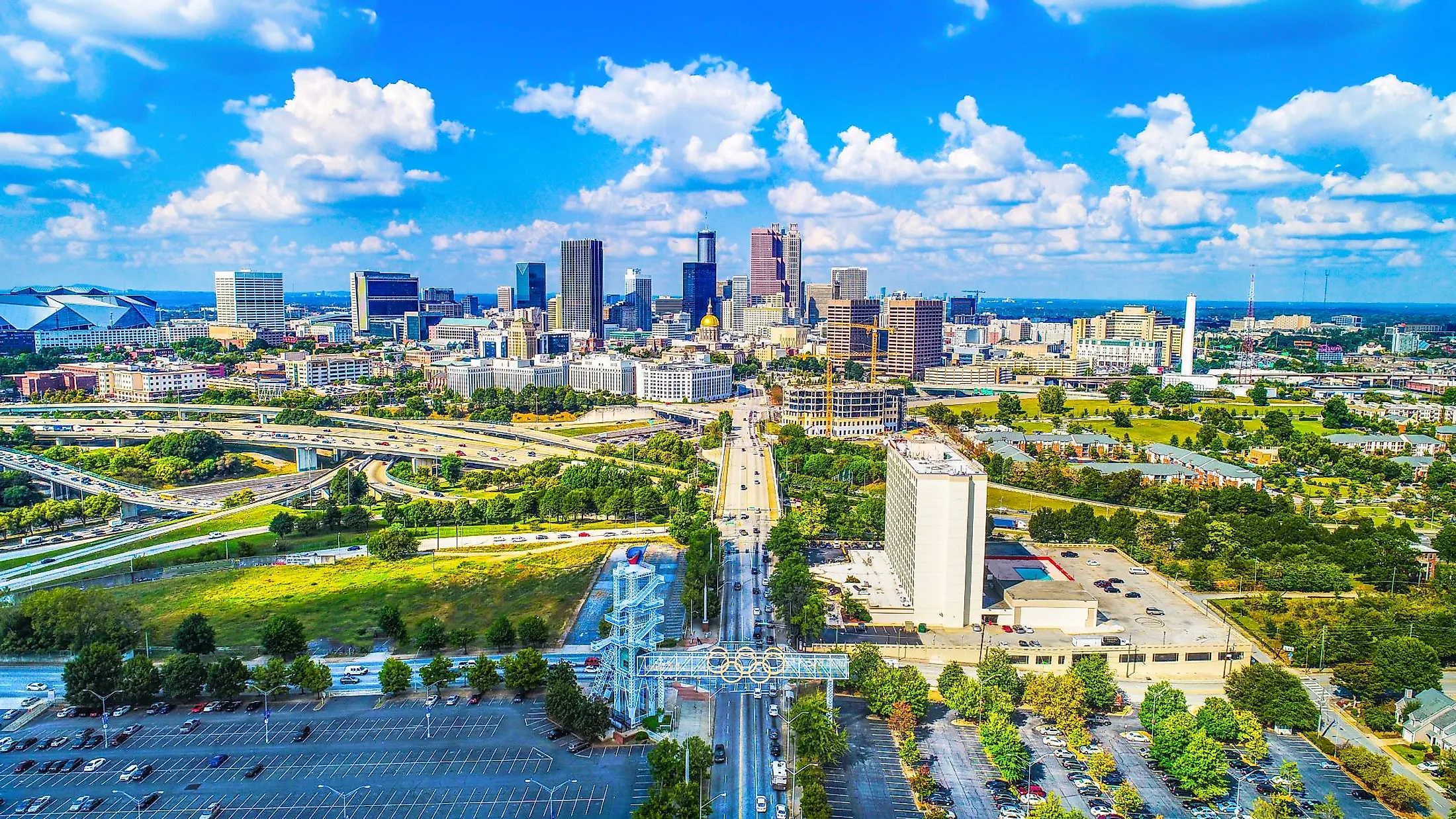 Aerial view of Atlanta, Georgia