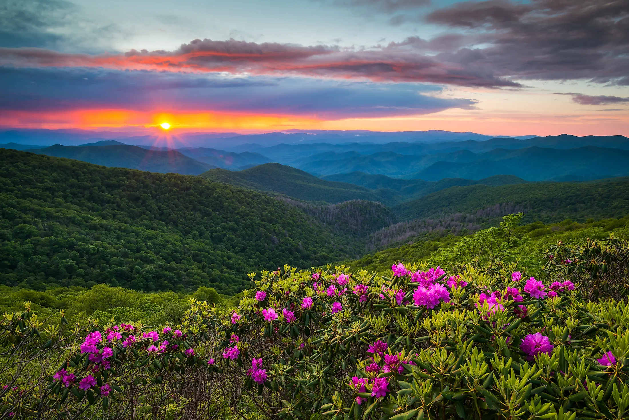 Blue Ridge Mountains, North Carolina - WorldAtlas