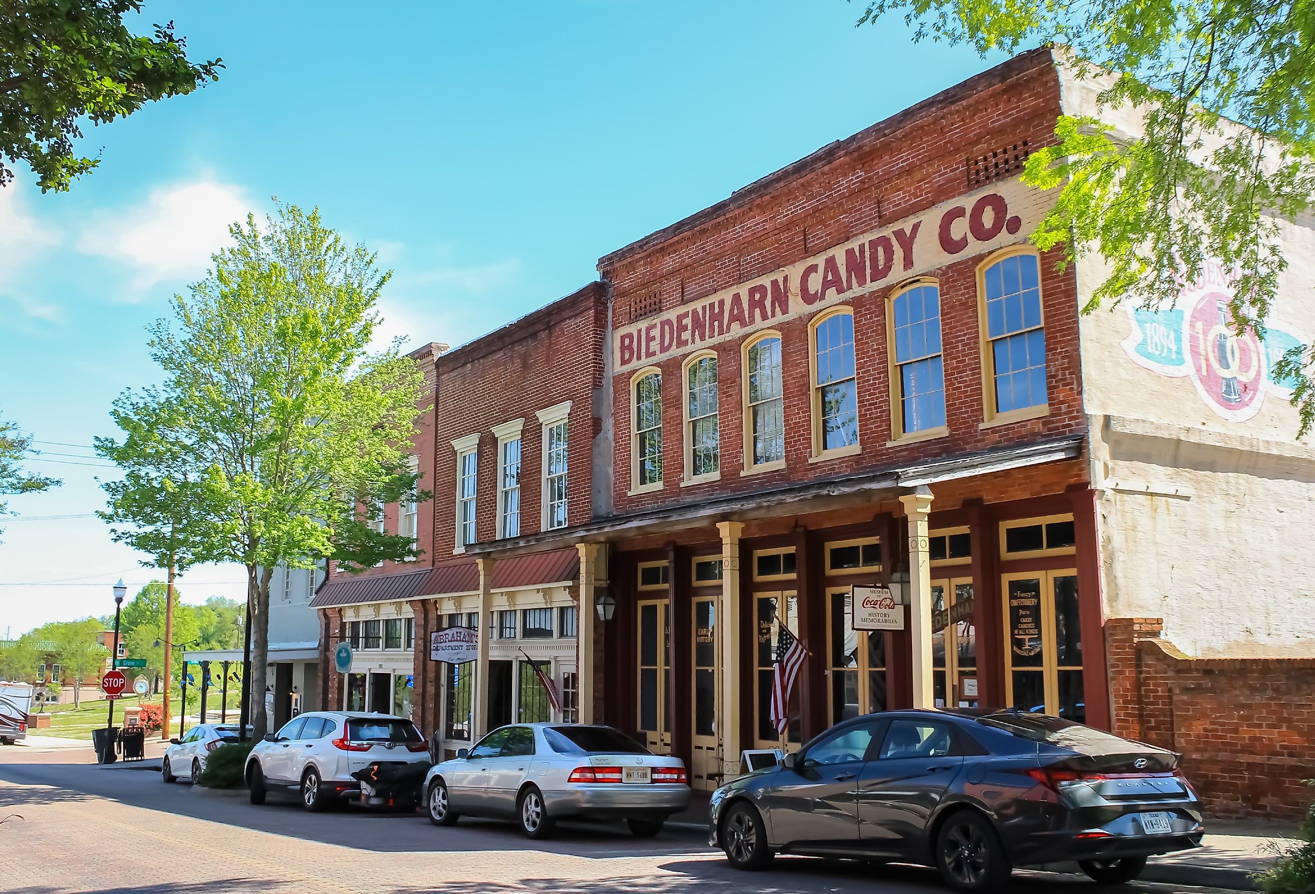 Vicksburg, Mississippi, an old building downtown on a sunny day. Image credit Sabrina Janelle Gordon via Shutterstock