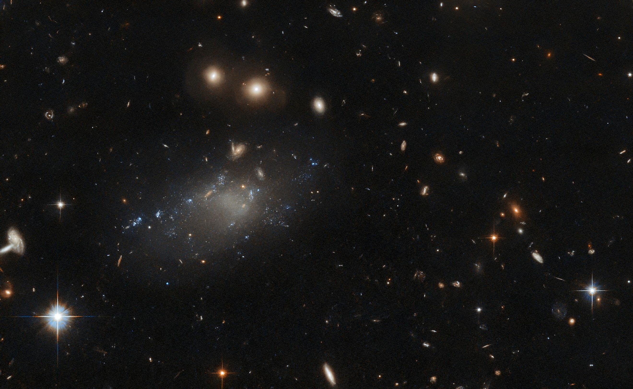 The GAMA 526784 Galaxy as Captured by the Hubble Telescope, NASA