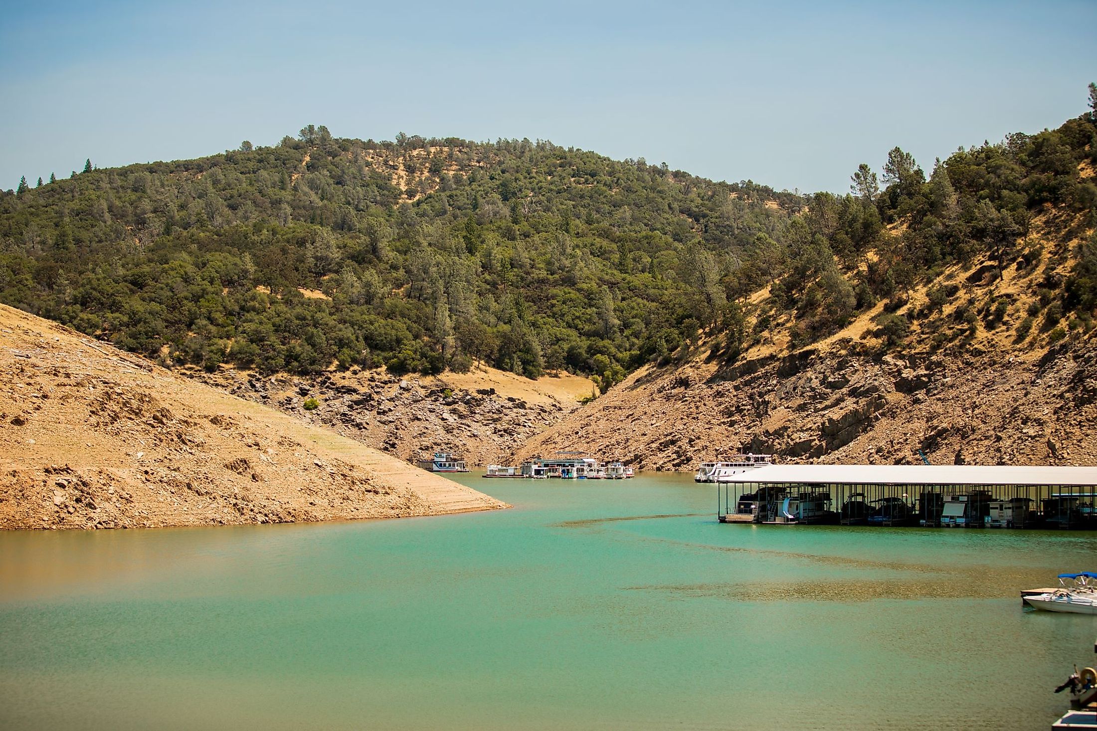 Oroville Dam, California.