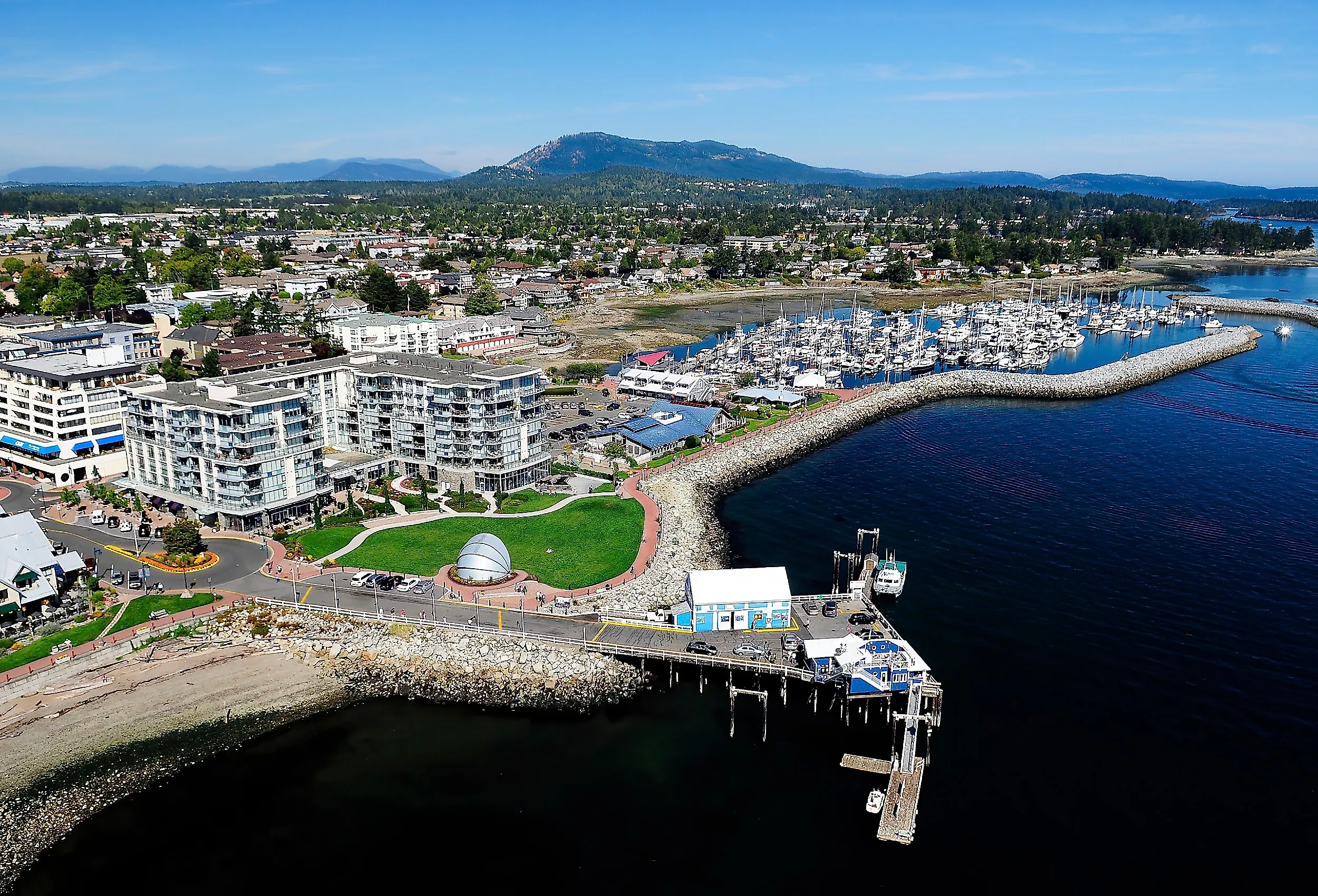 Overlooking Sidney, Vancouver Island, British Columbia.