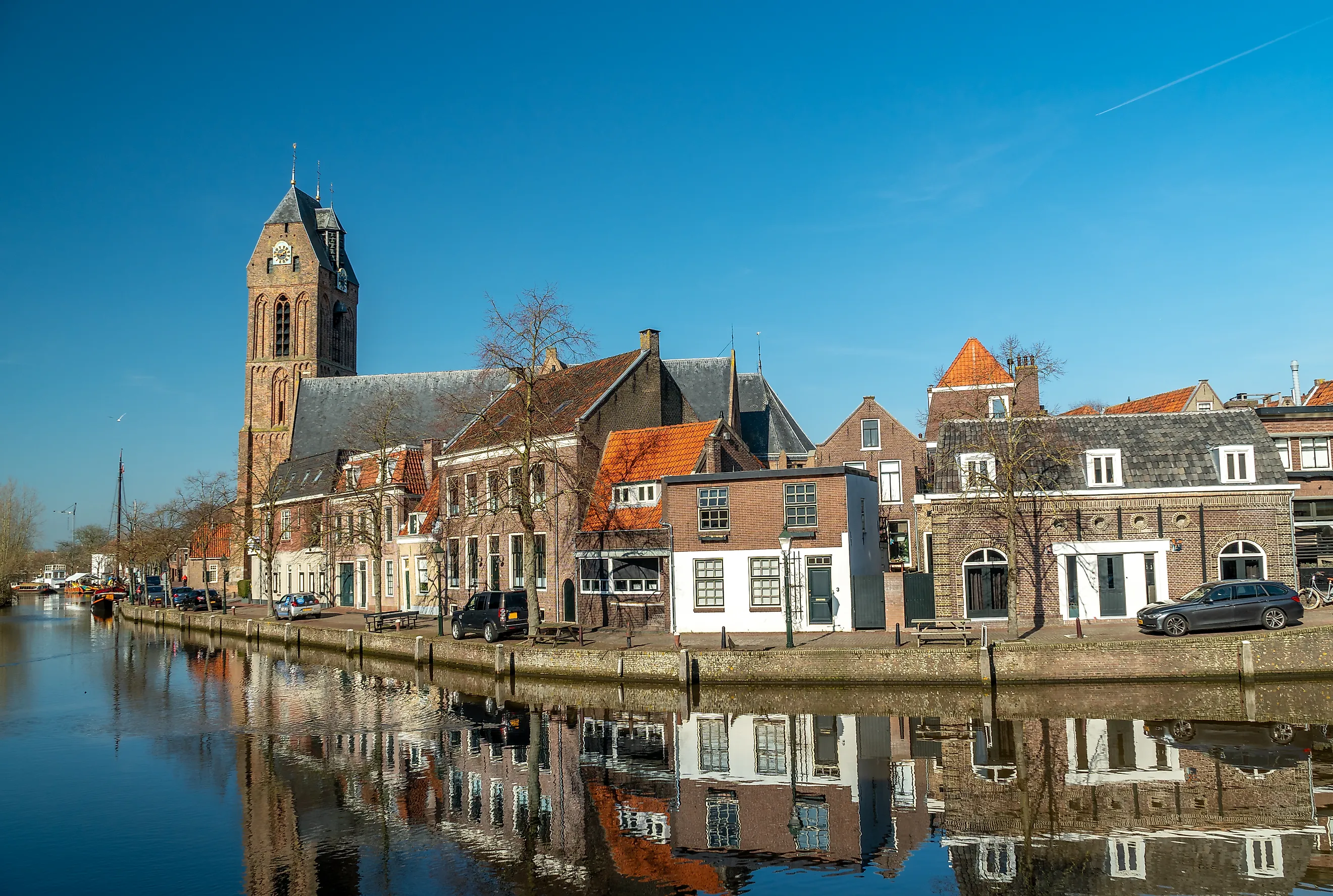 Cityscape of Oudewater, Netherlands