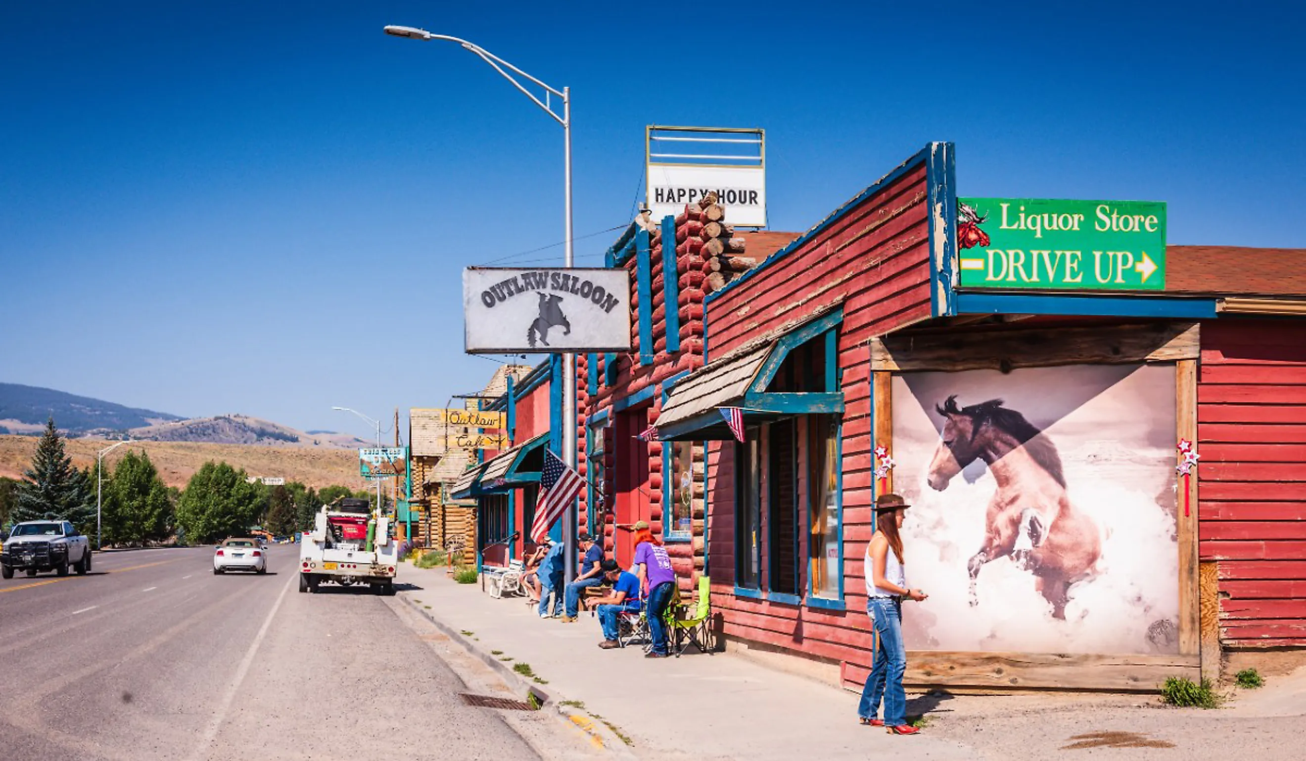 Downtown Dubois, Wyoming. Image credit Sandra Foyt via Shutterstock
