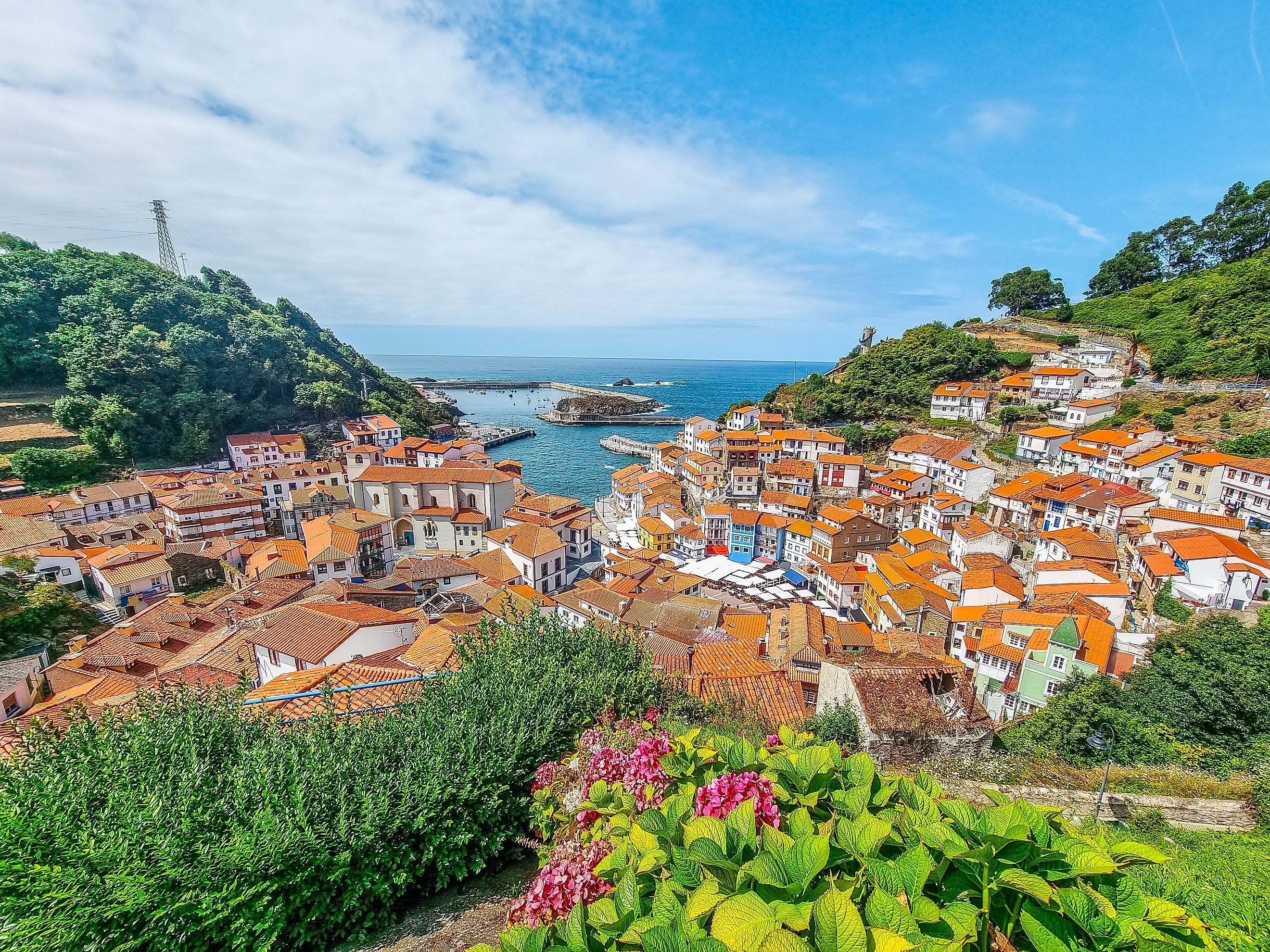 The picturesque town of Cudillero, Spain.