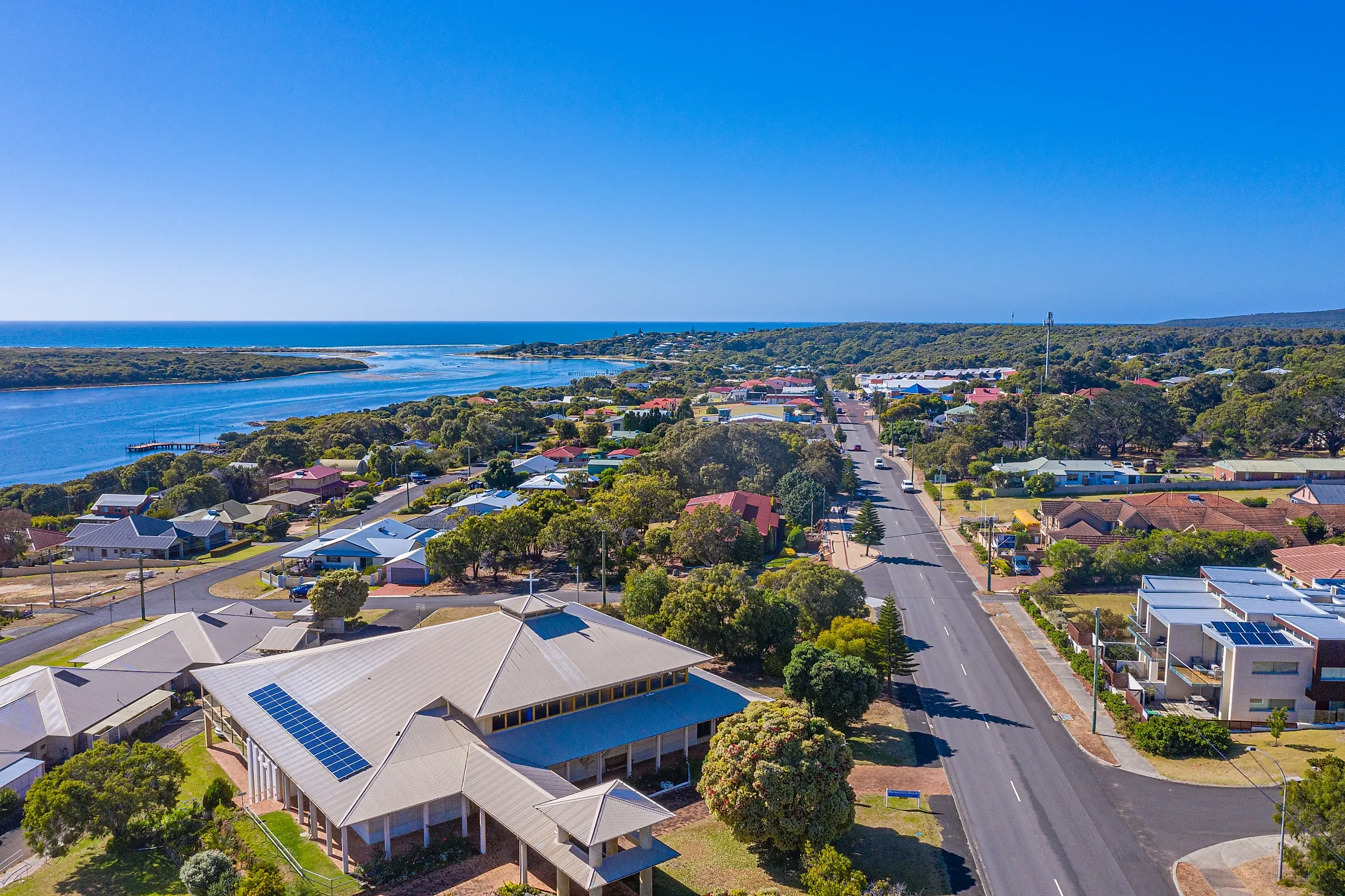 Augusta in Western Australia along the coast.