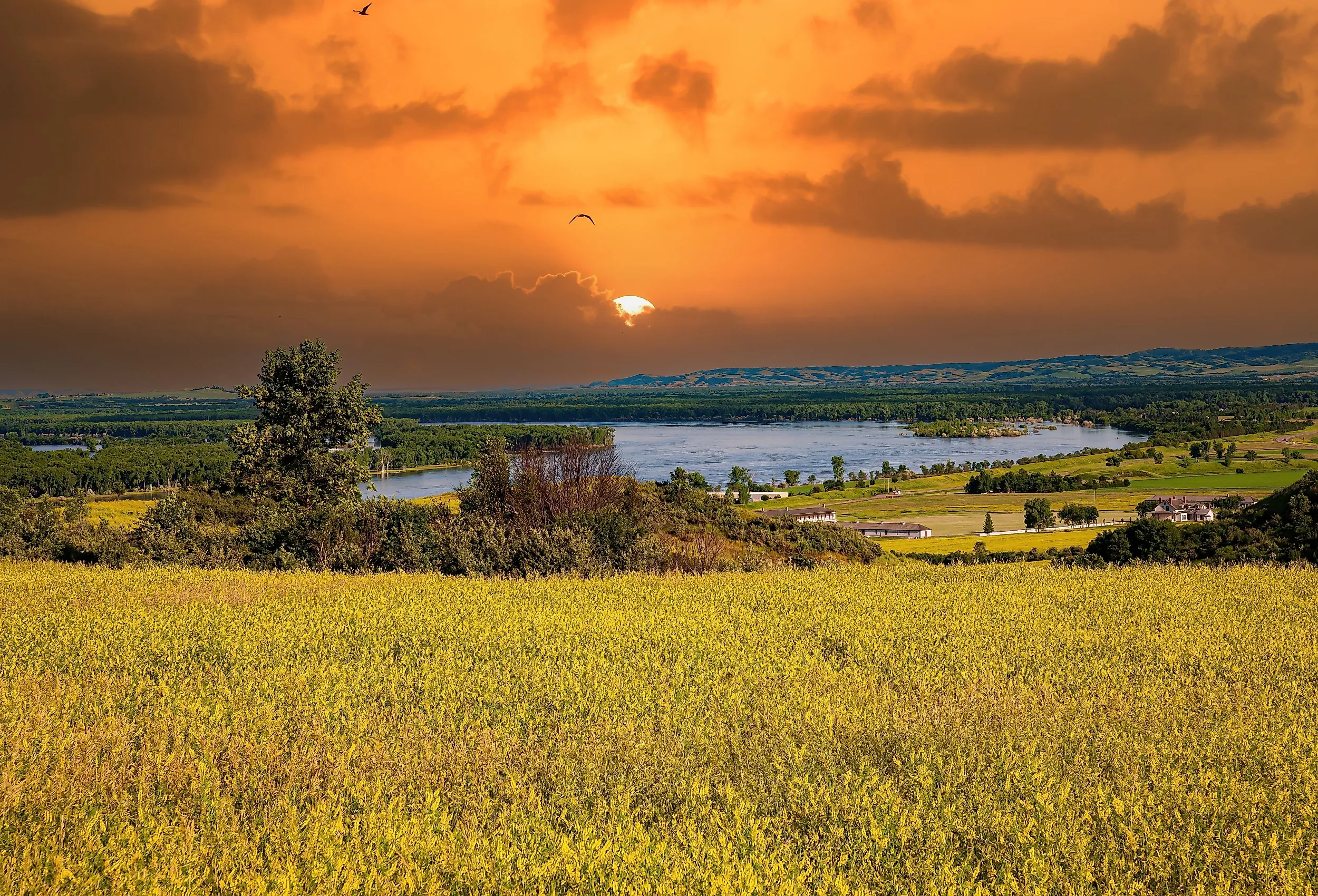 Fort Abraham Lincoln State Park is a North Dakota state park located 7 miles south of Mandan, North Dakota