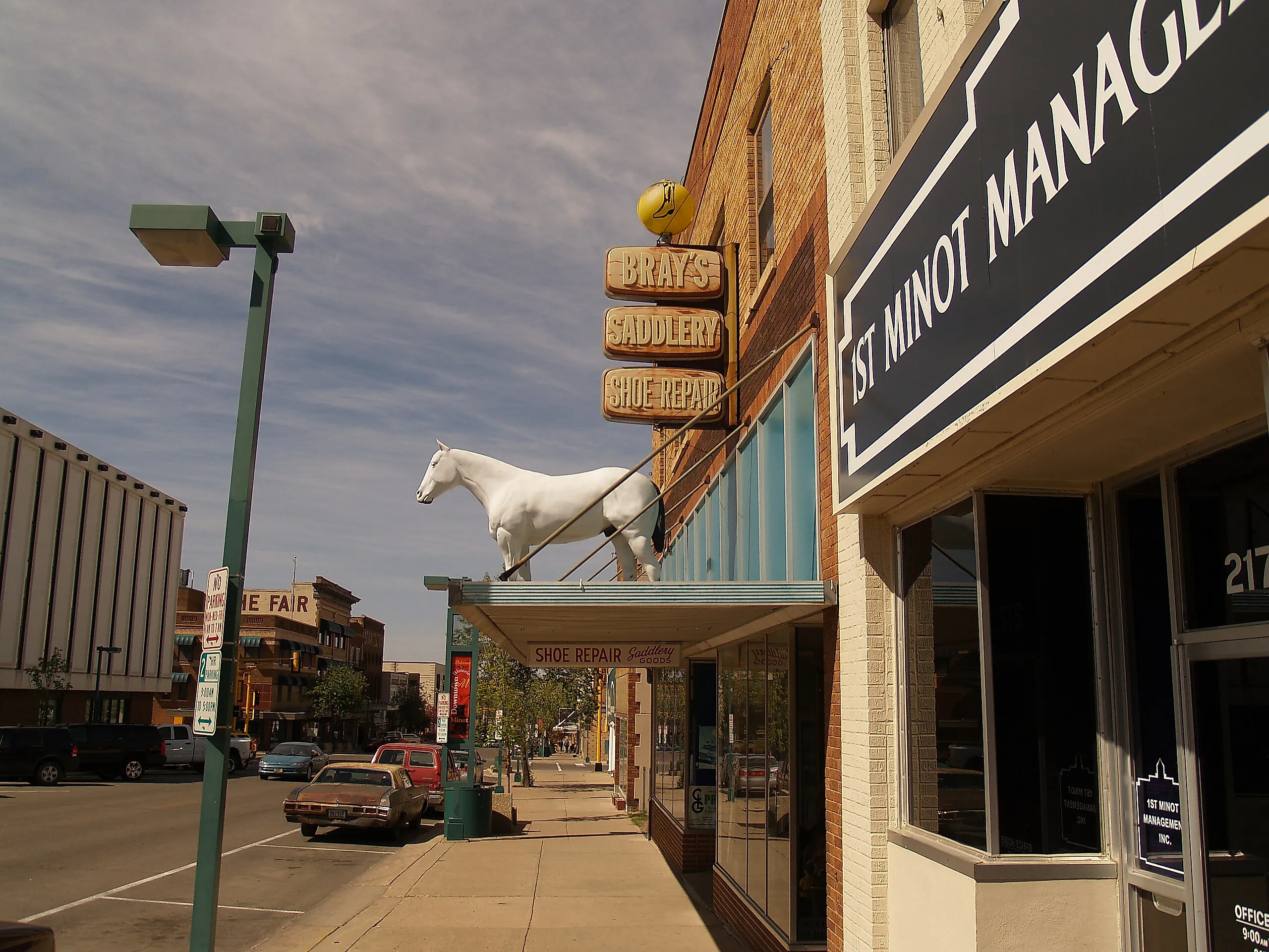Downtown Minot, North Dakota. Image credit In memoriam afiler, CC BY-SA 2.0 , via Wikimedia Commons