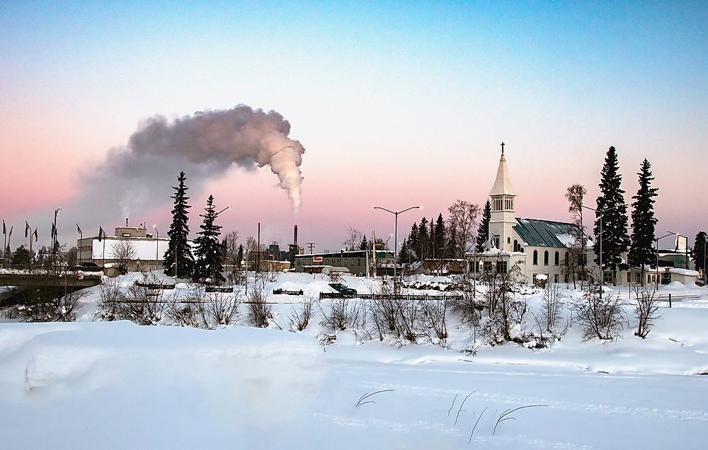 Fairbanks, Alaska, has the coldest average winter temperatures of any city in the US.