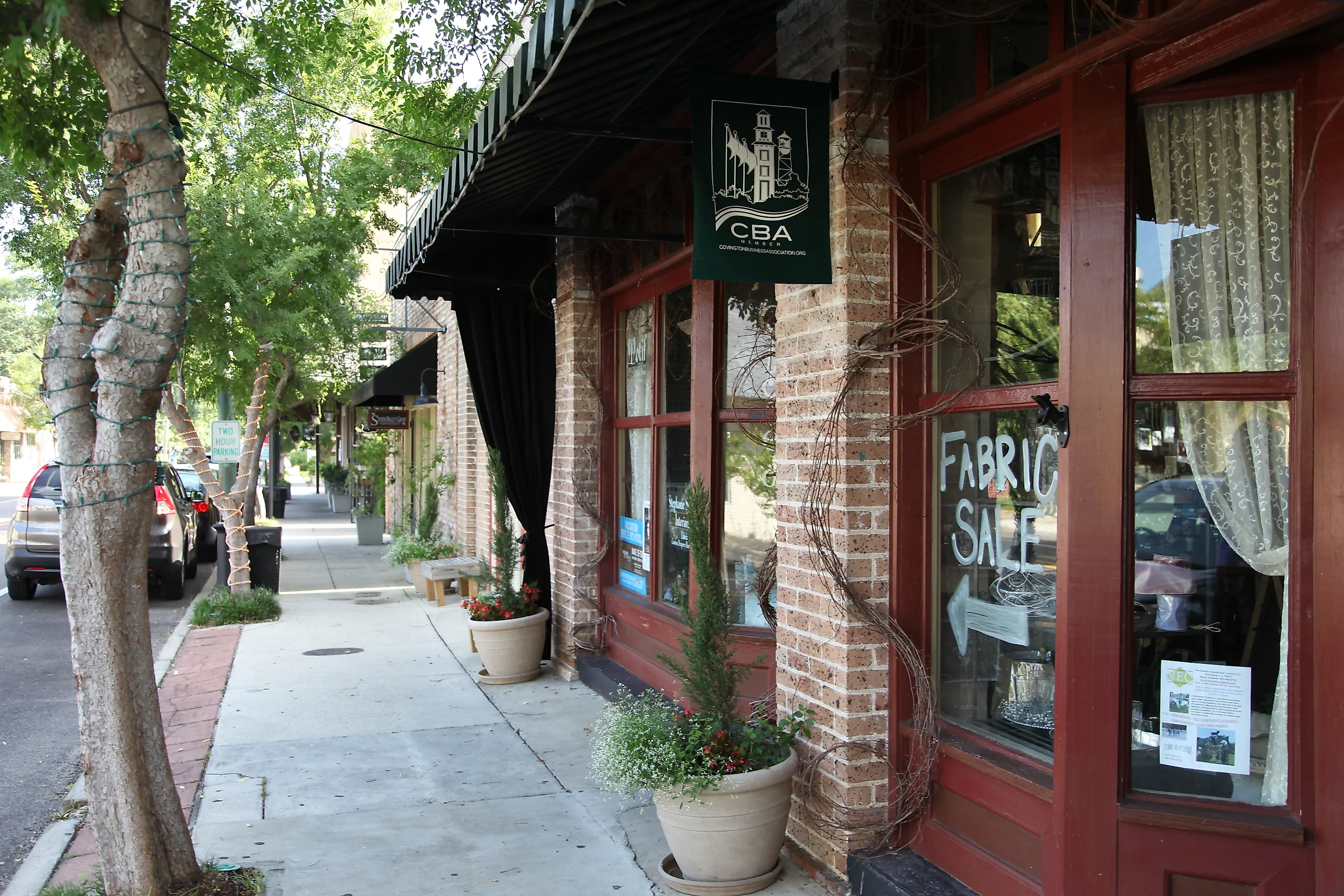 Downtown Covington Louisiana. Editorial credit: Saint Tammany, CC BY 2.0, via Wikimedia Commons