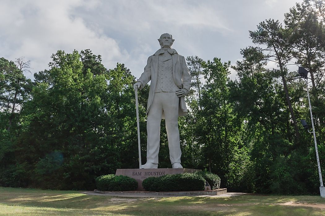 Sam Houston was elected the first president of independent Texas.