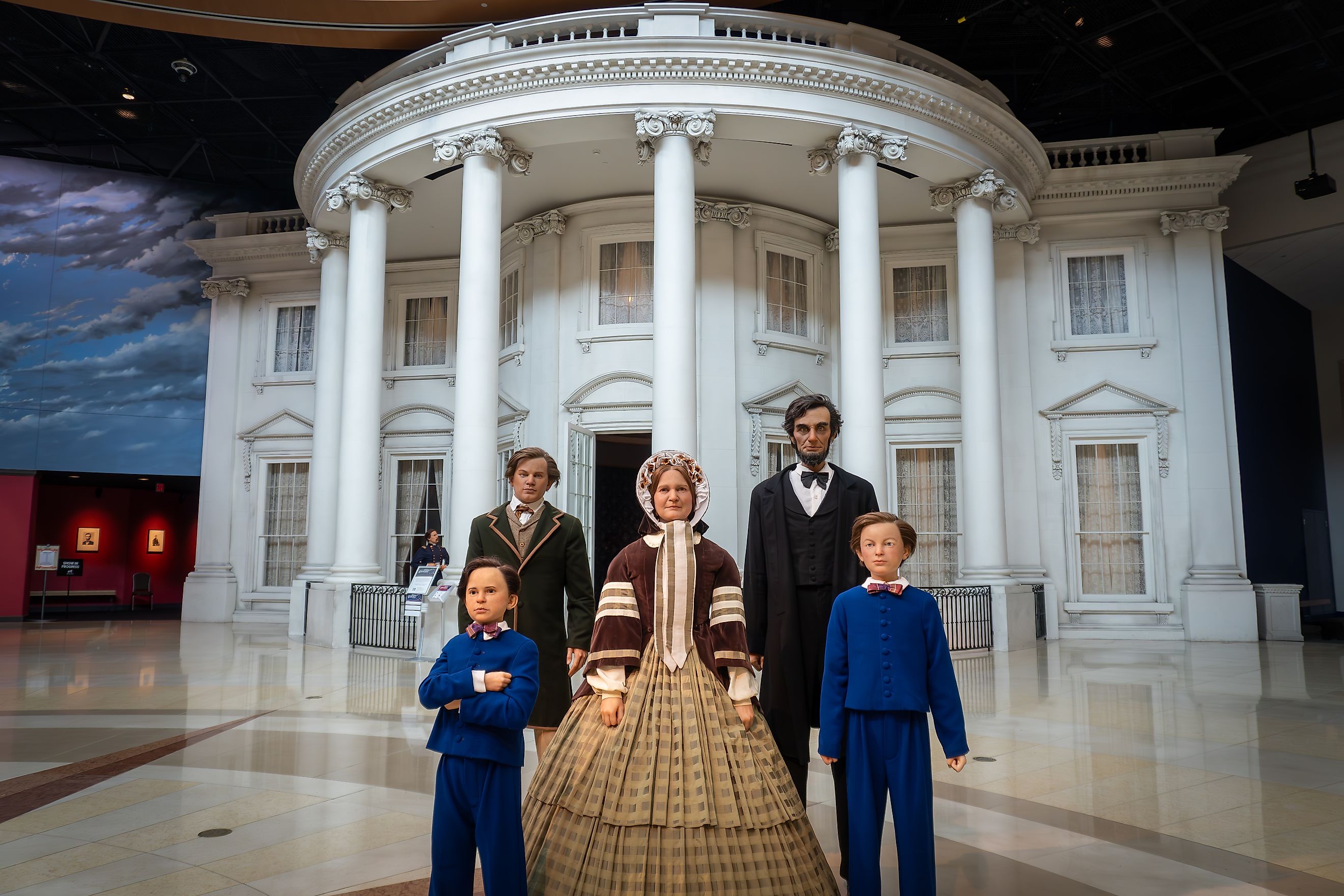 Abraham Lincoln Presidential Library and Museum in Springfield, Illinois. Editorial credit: EWY Media / Shutterstock.com.