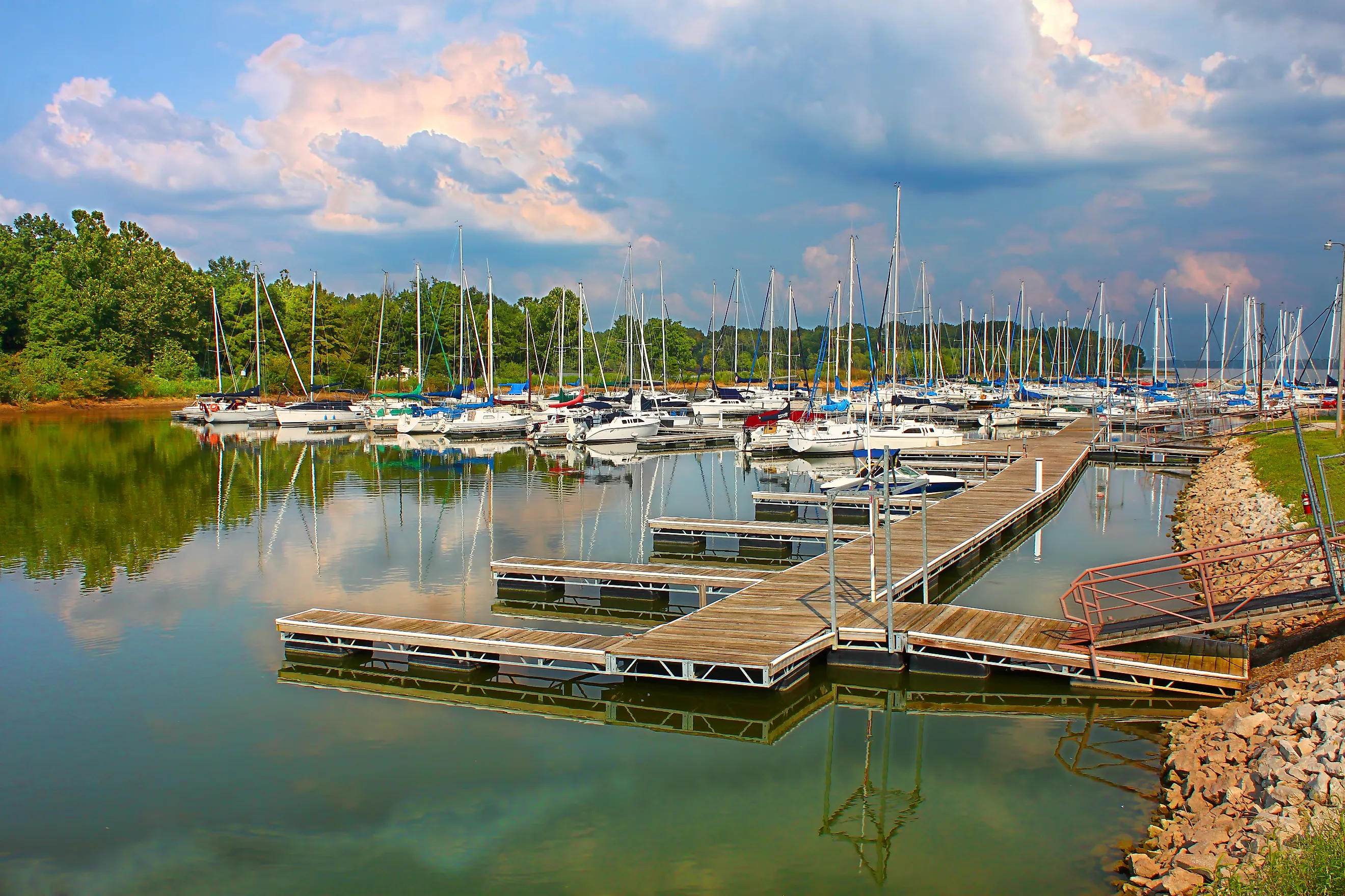 Carlyle West Access Marina in Carlyle, Illinois.