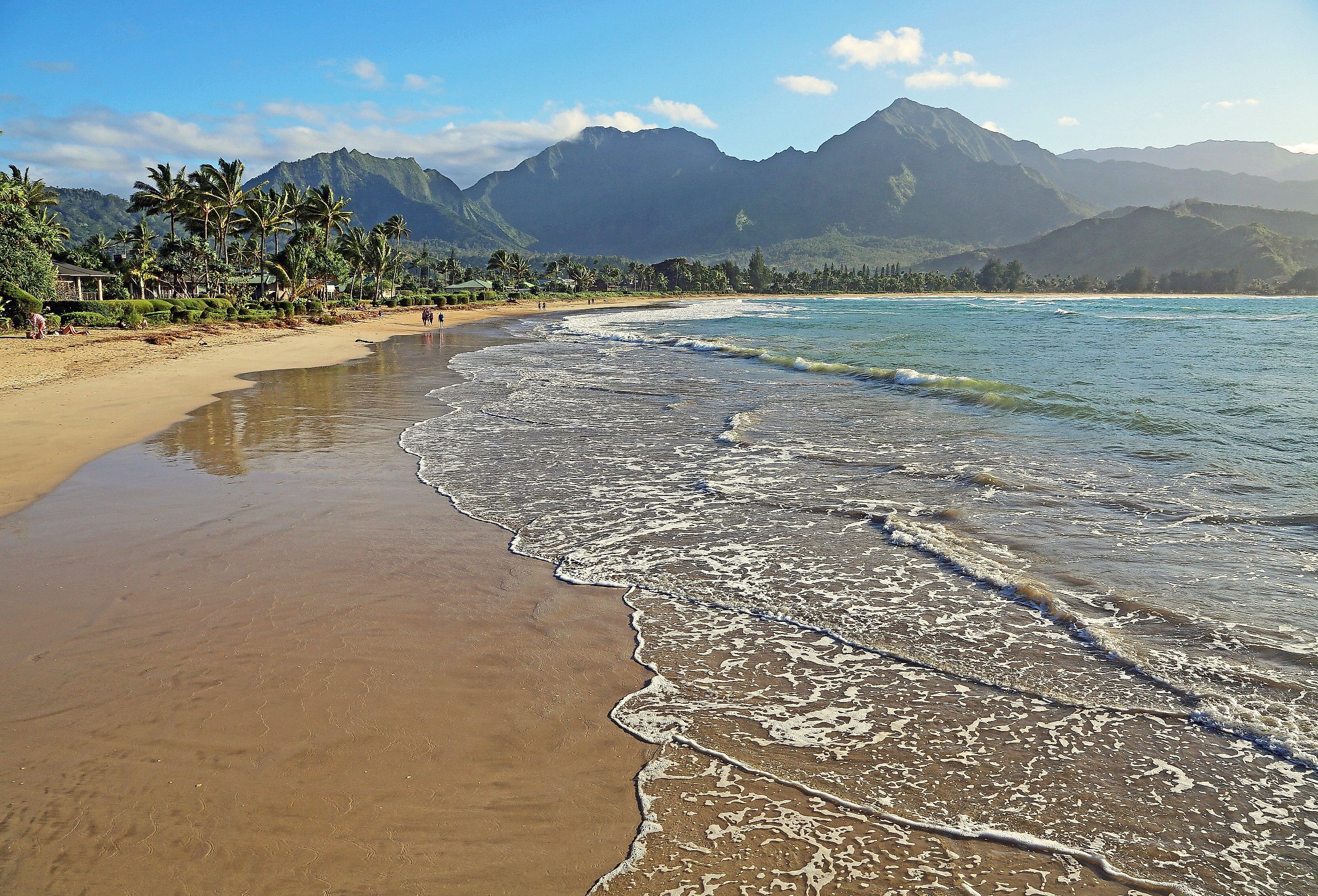 Scenic view of Hanalei Beach in Kauai, Hawaii. Image credit jerzy via AdobeStock.