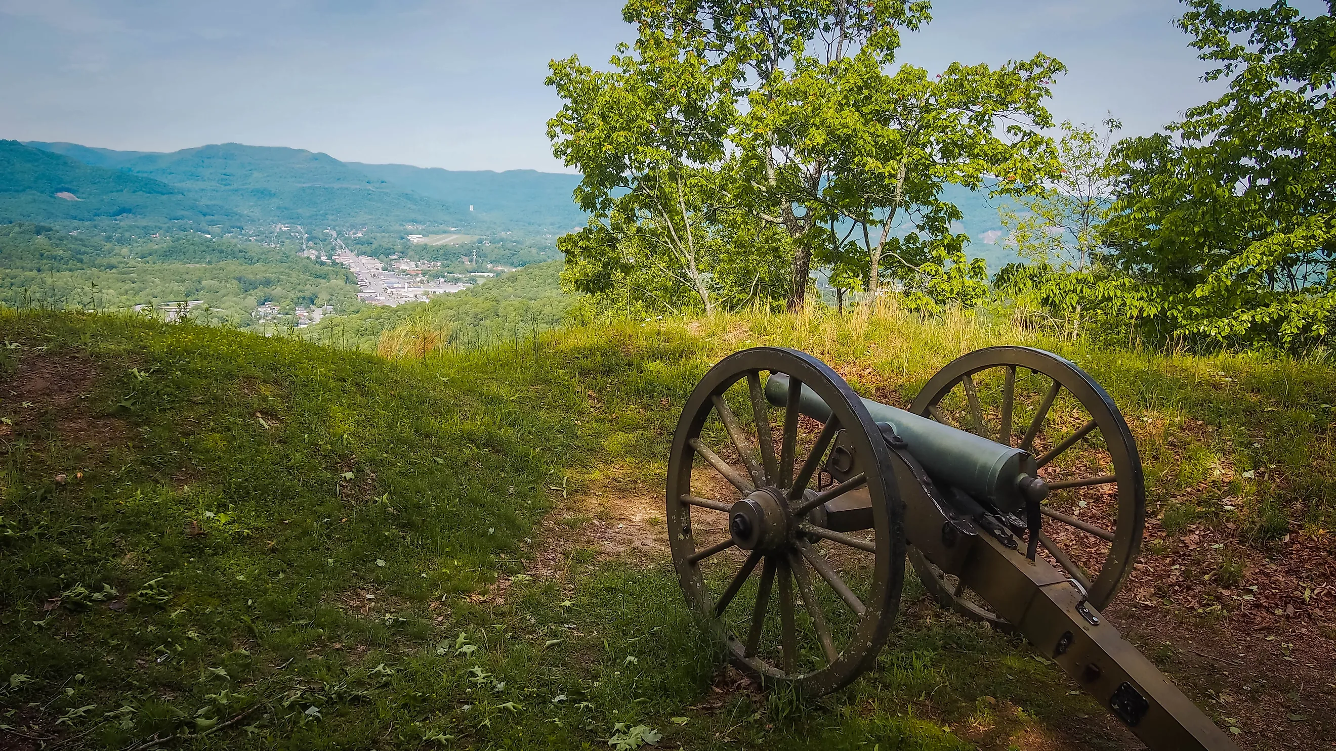 View of Middlesboro, TN from Fort McCook - Cumberland National Historic Park