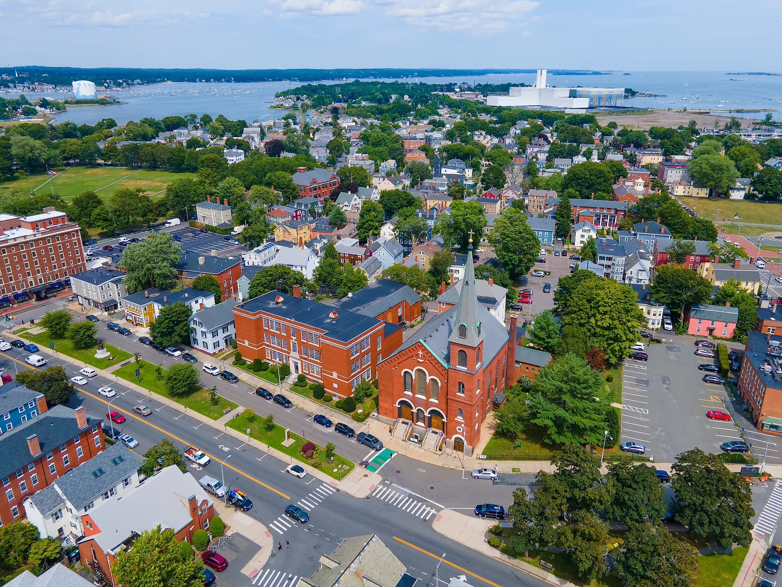 Immaculate Conception Church - Mary, Queen of the Apostles Parish in Salem, Massachusetts.