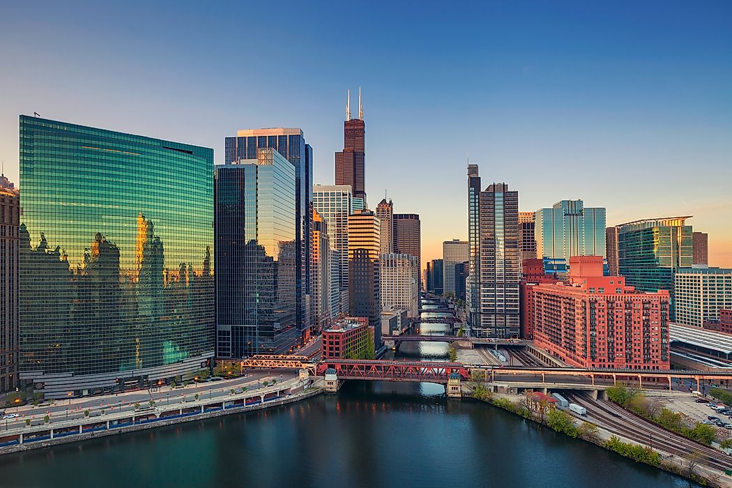 Chicago, Illinois, boats the fourth largest collection of buildings in the world, and the second largest in the United States.