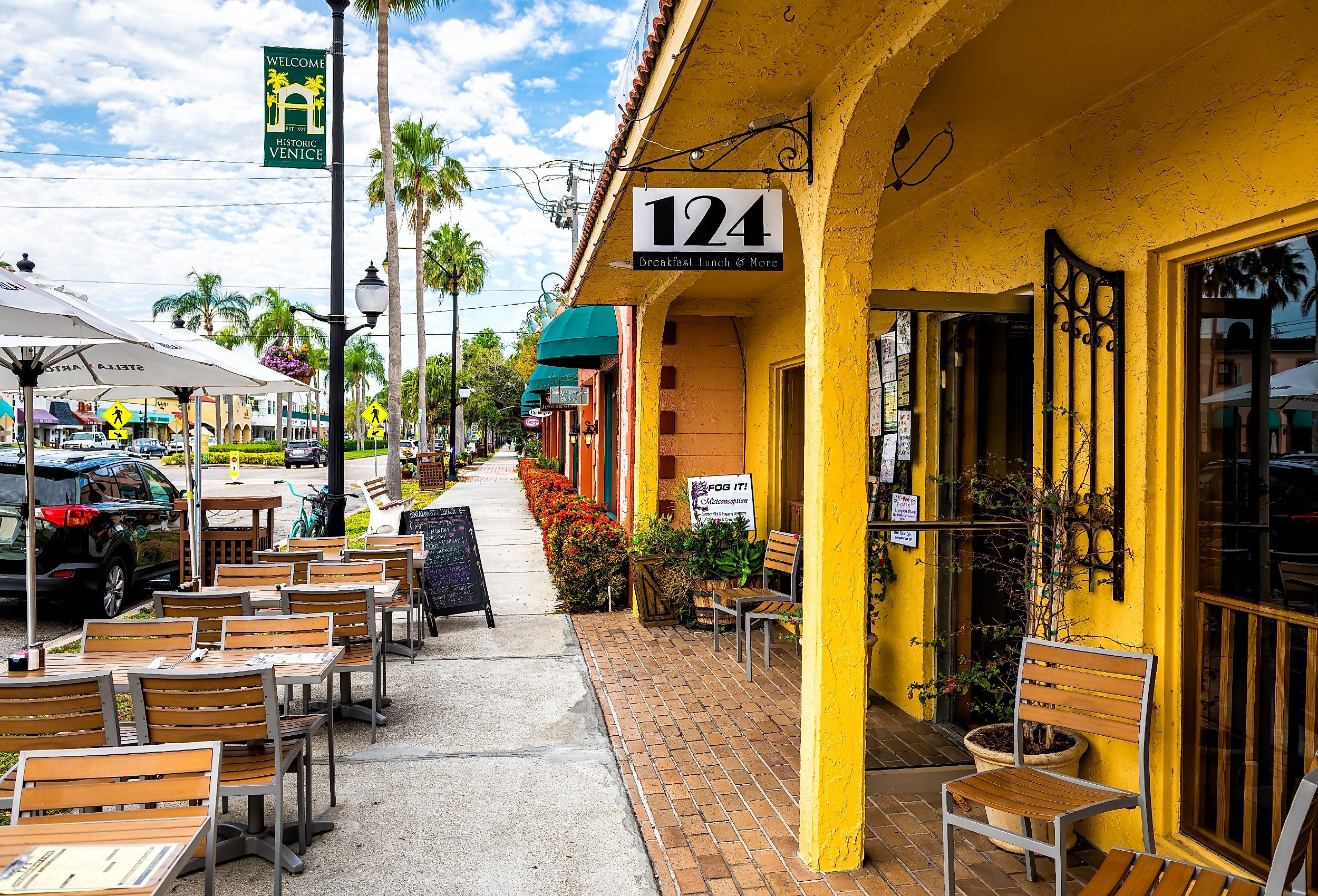 Historic district in Venice, Florida. Image credit Andriy Blokhin via Shutterstock