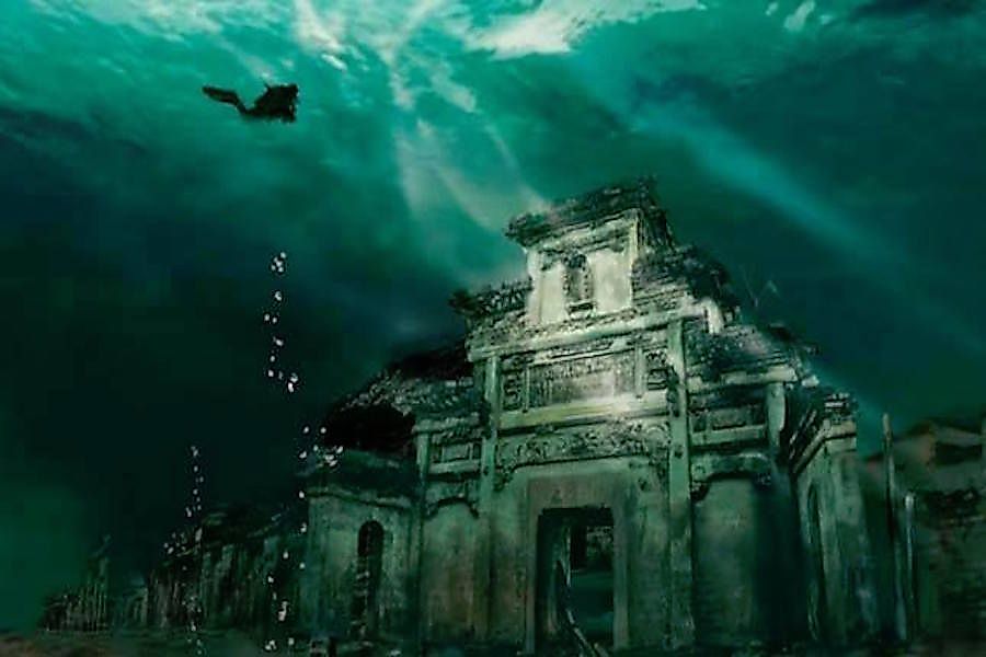 Shicheng is the only functional city in the world that was deliberately deluged for a modern engineering project.