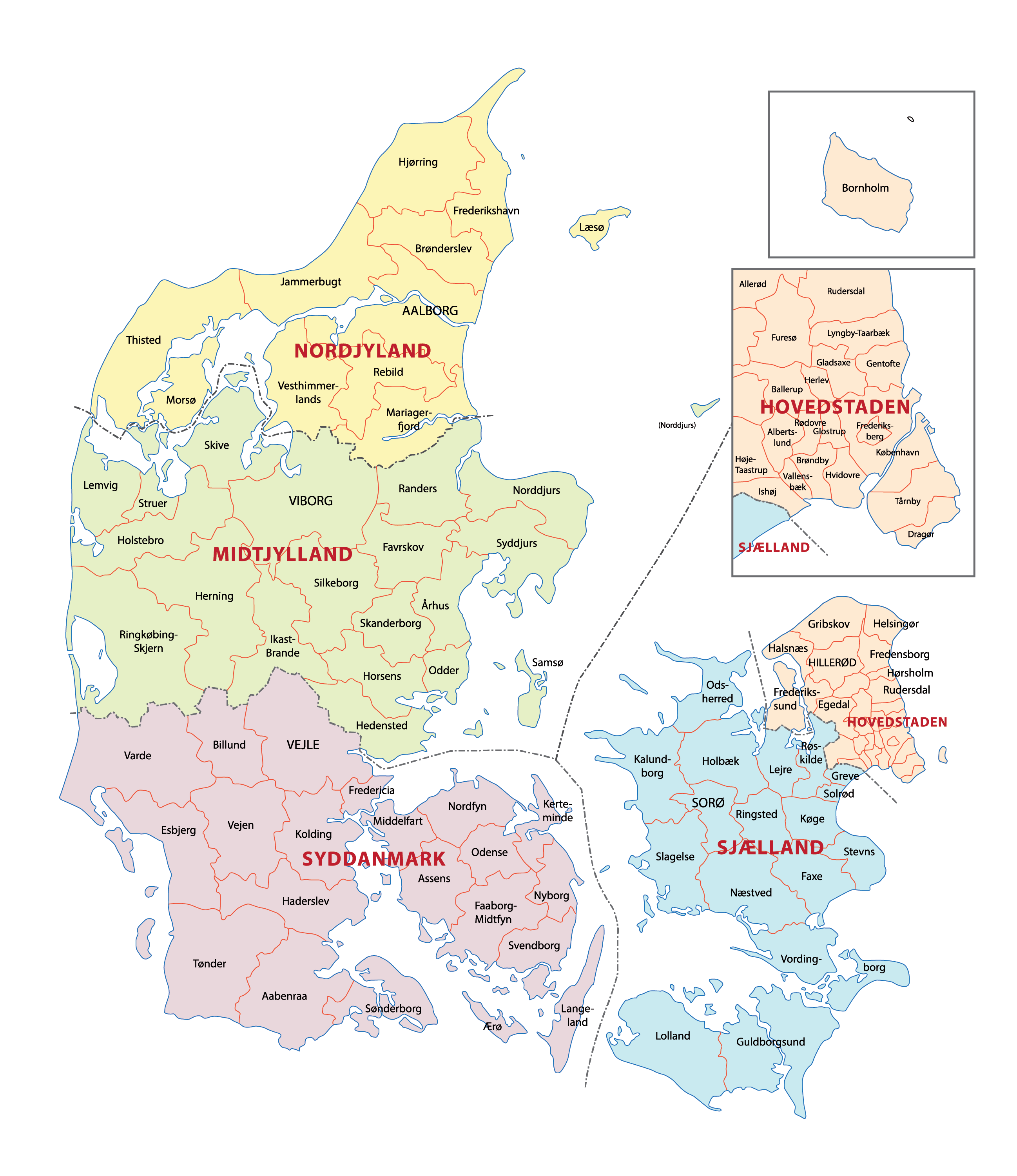 jutland peninsula on world map