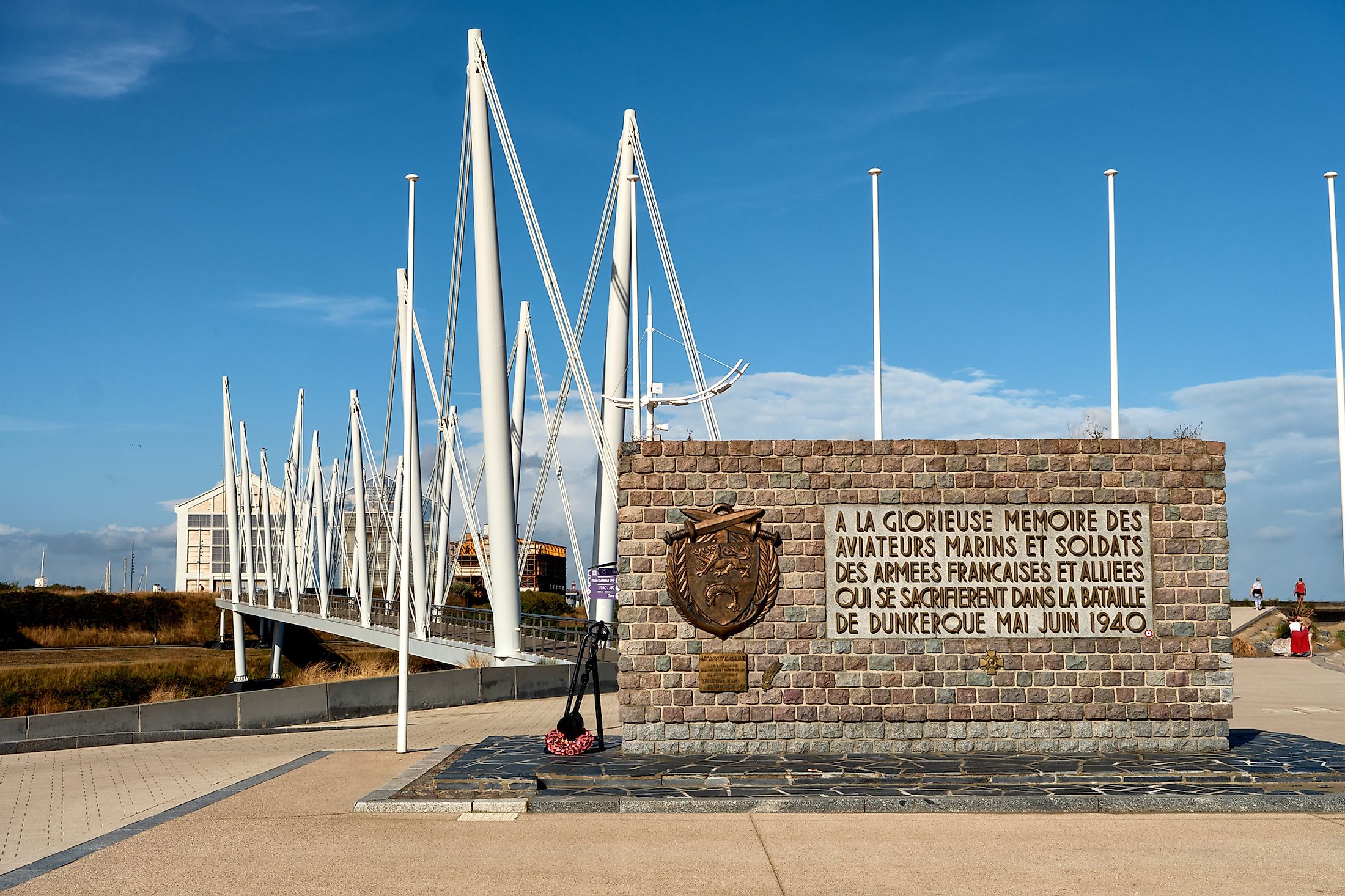 Operation Dynamo Memorial to Allied Forces in Dunkirk.