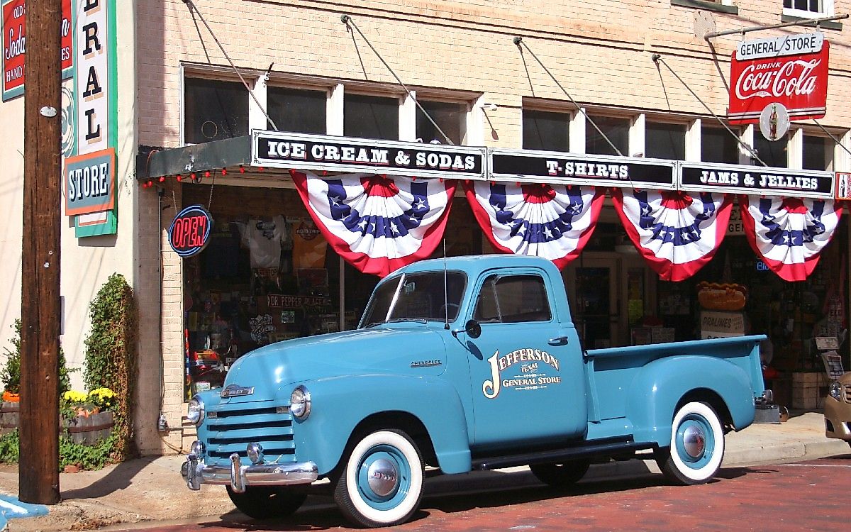 The Historic General Store in Jefferson, Texas. Image credit: LMPark Photos via stock.adobe