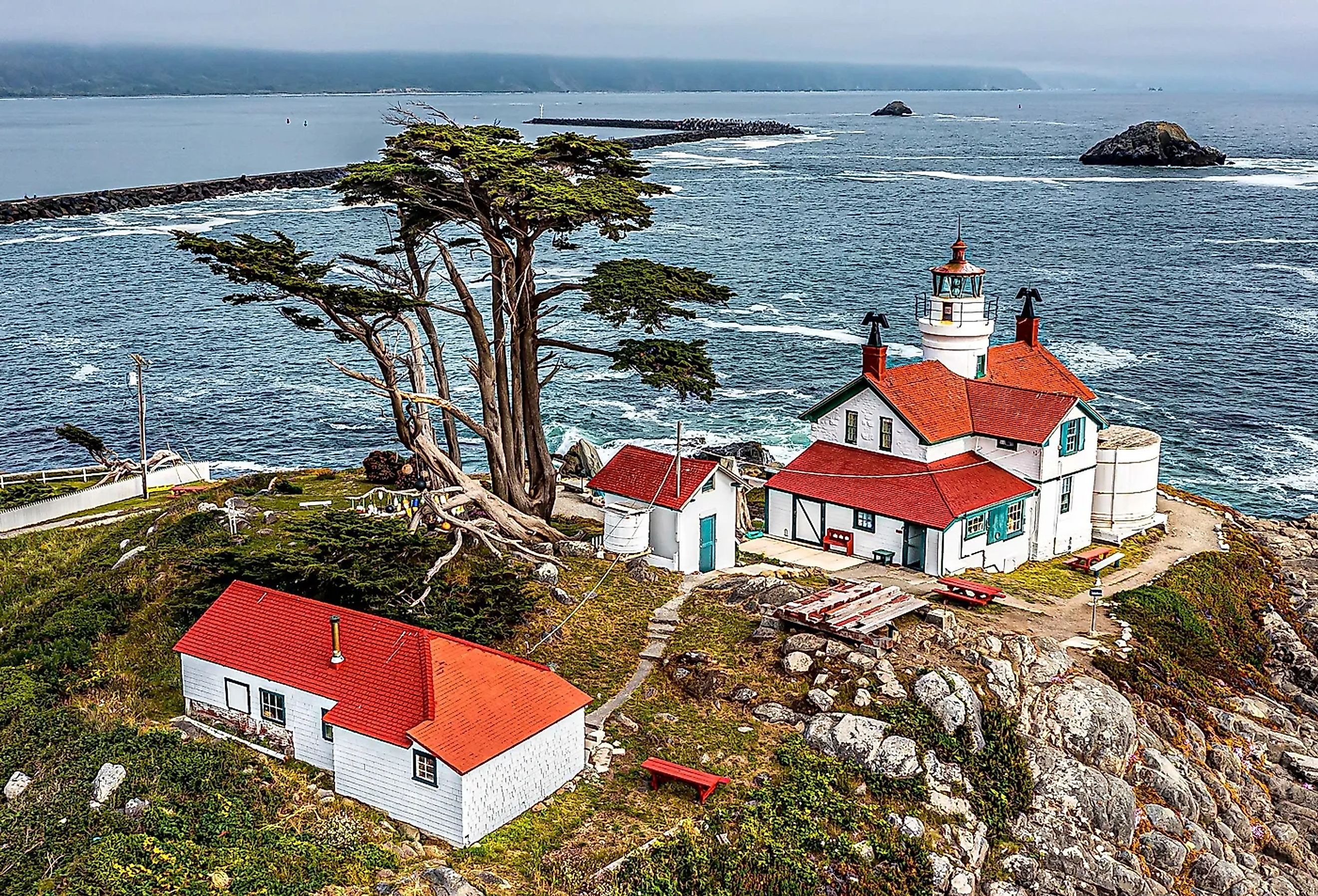 Battery Point Lighthouse and Museum, California.