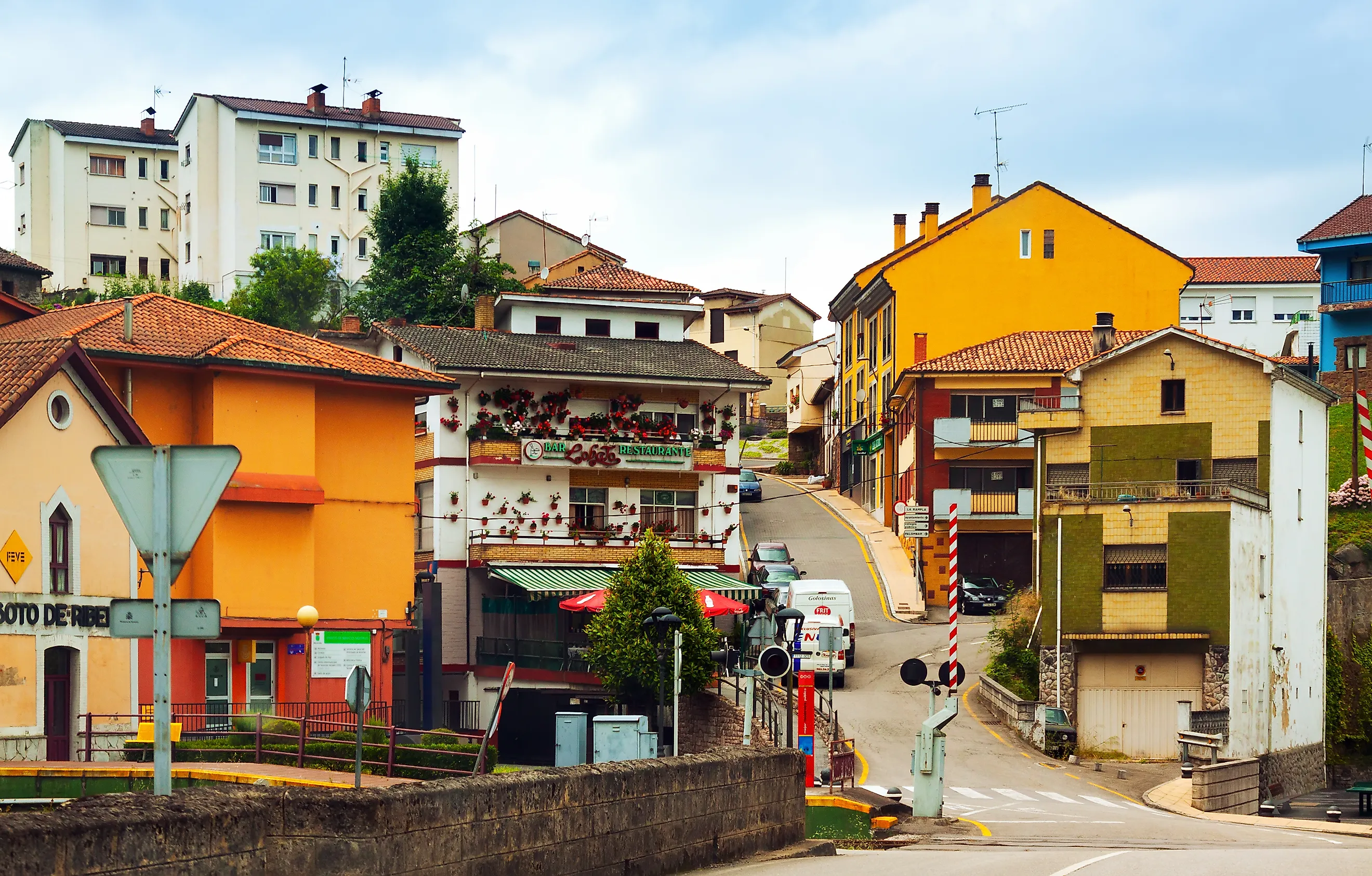 La Rampla in Cudillero, Spain. Editorial credit: BearFotos / Shutterstock