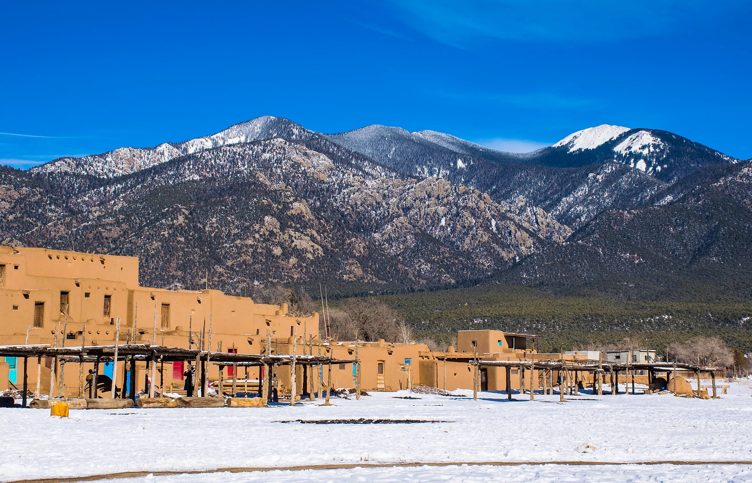 Taos Pueblo in Taos, New Mexico 