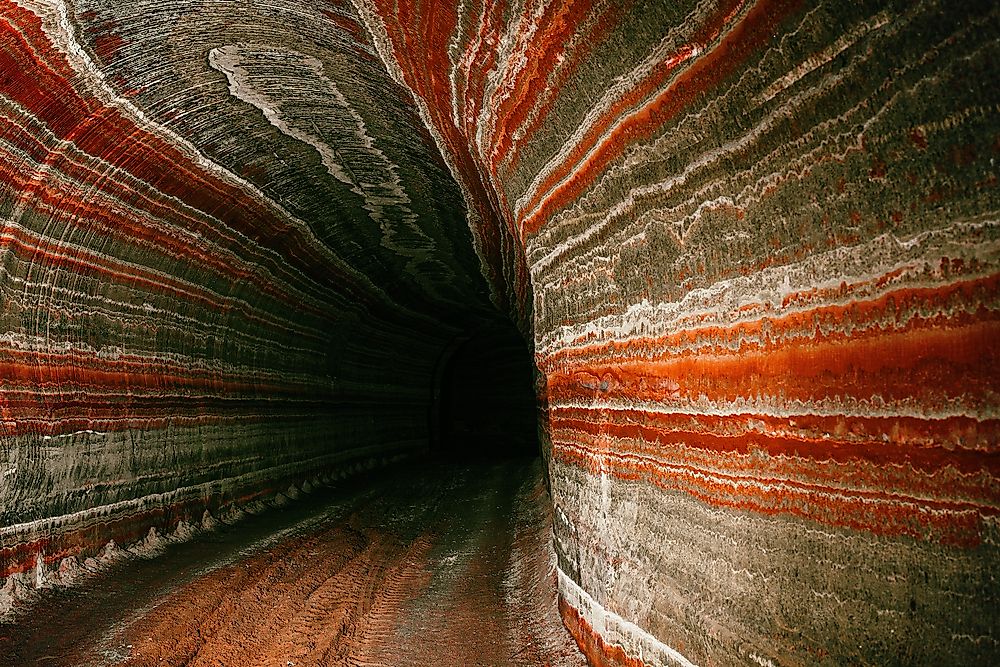 A potassium salt mine in Belarus.
