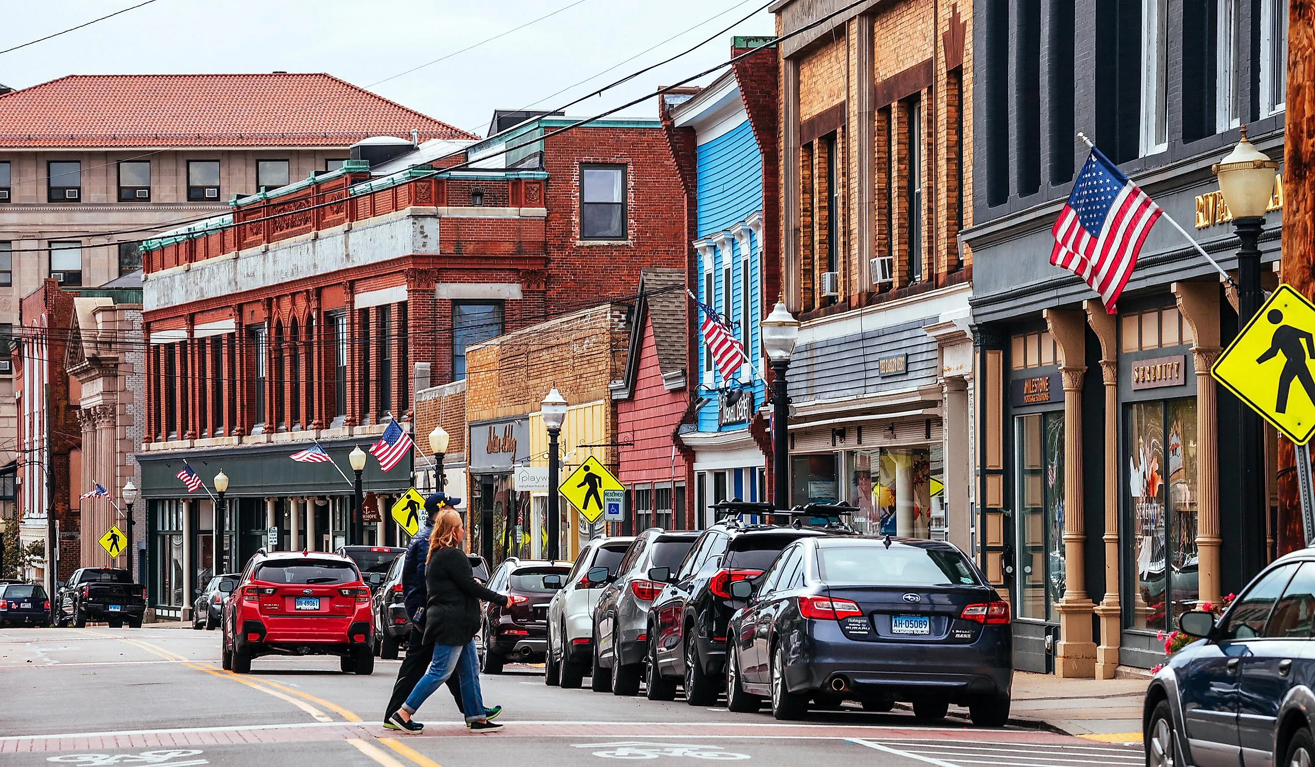 Street view in Westerly, Rhode Island. Via peeterv / iStock.com